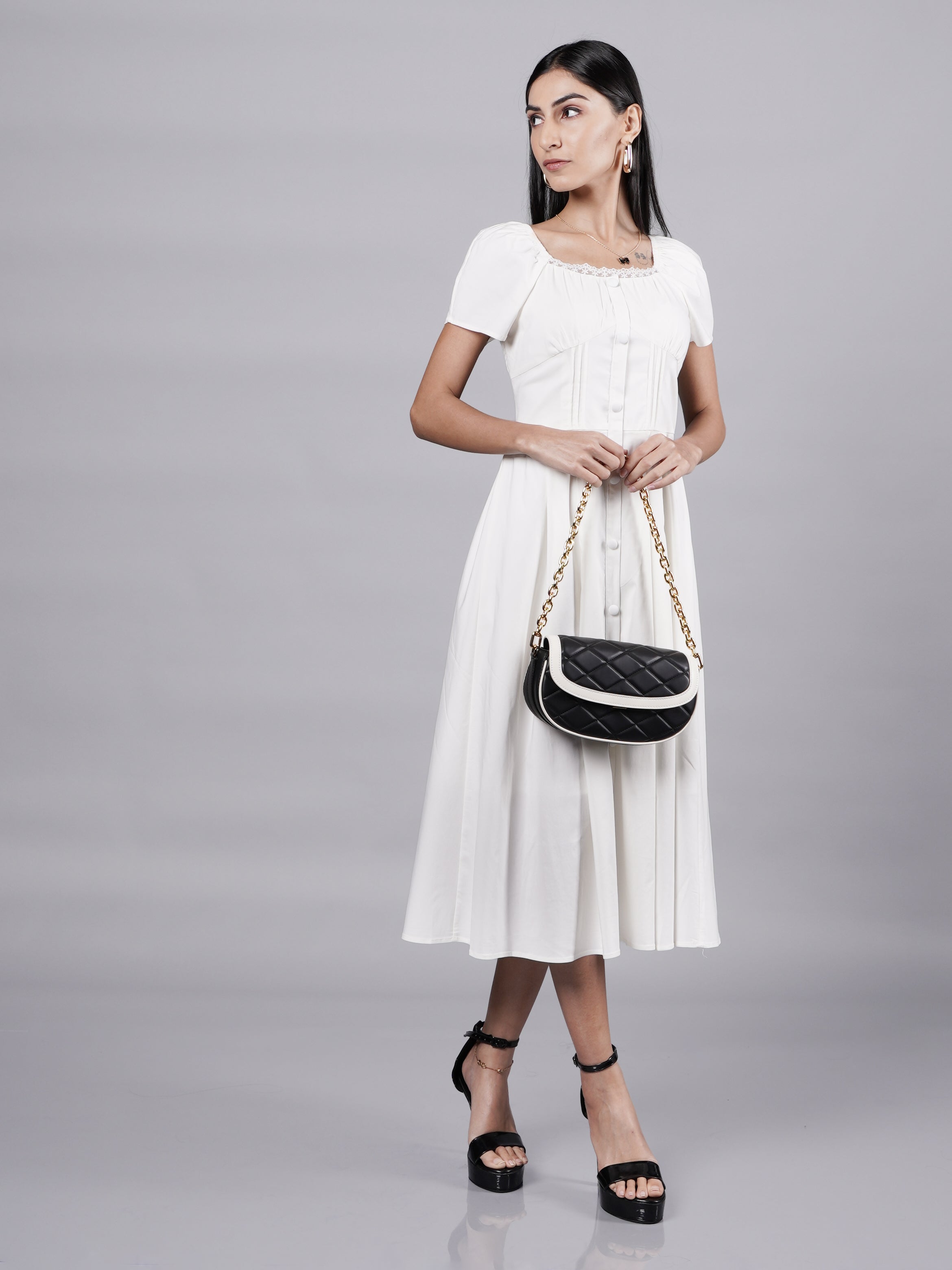 White Corset Dress