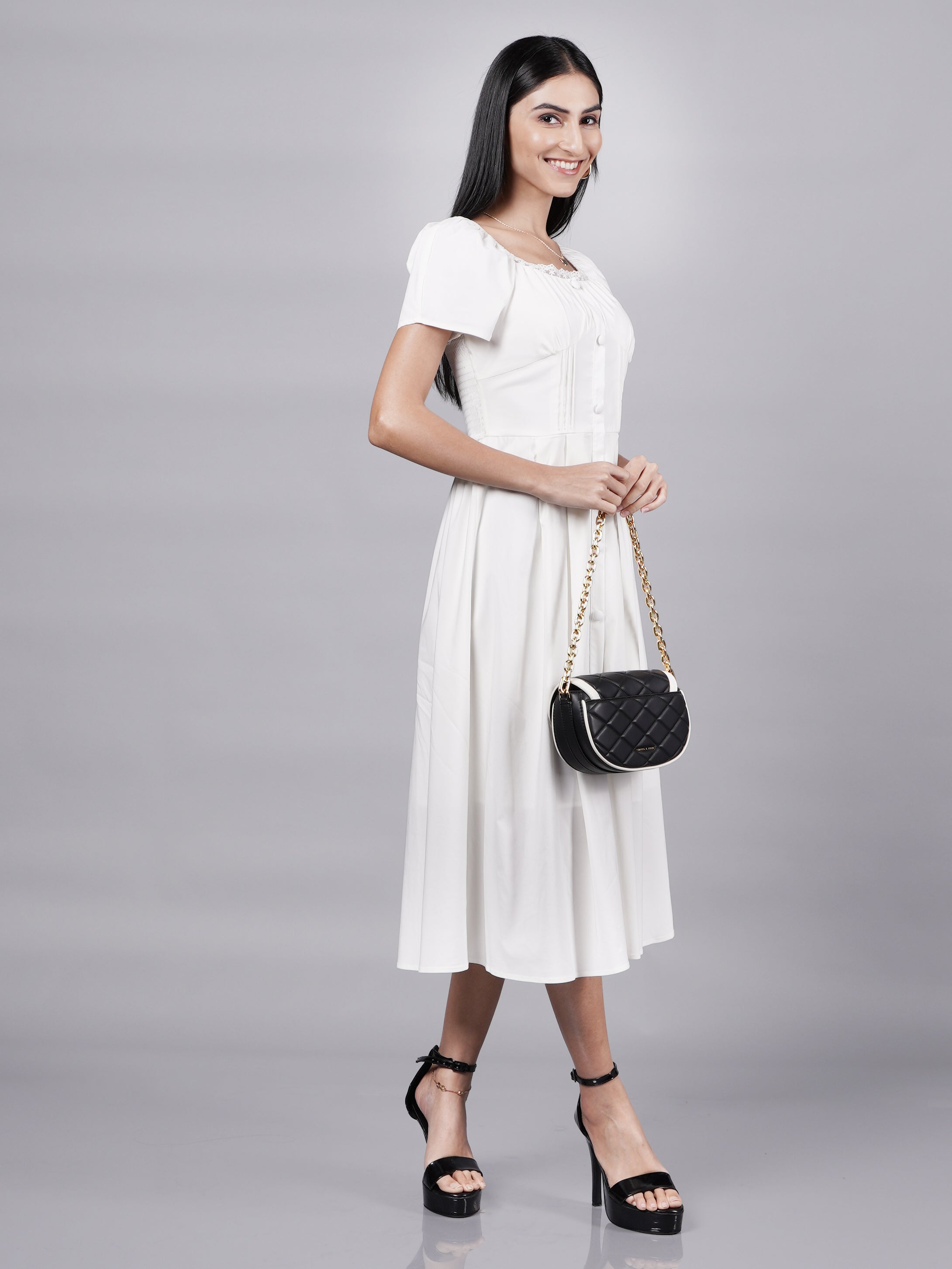 White Corset Dress
