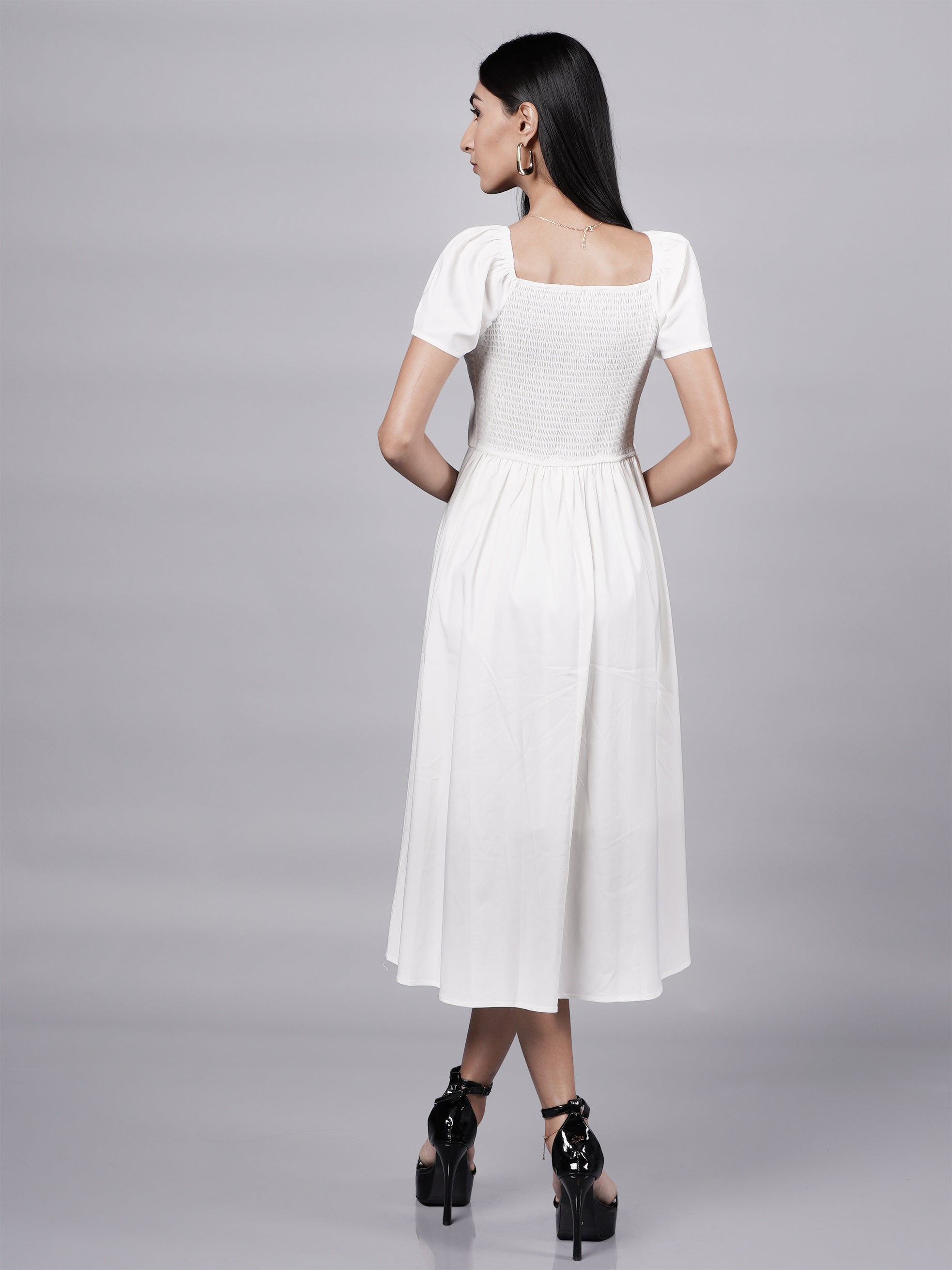 White Corset Dress