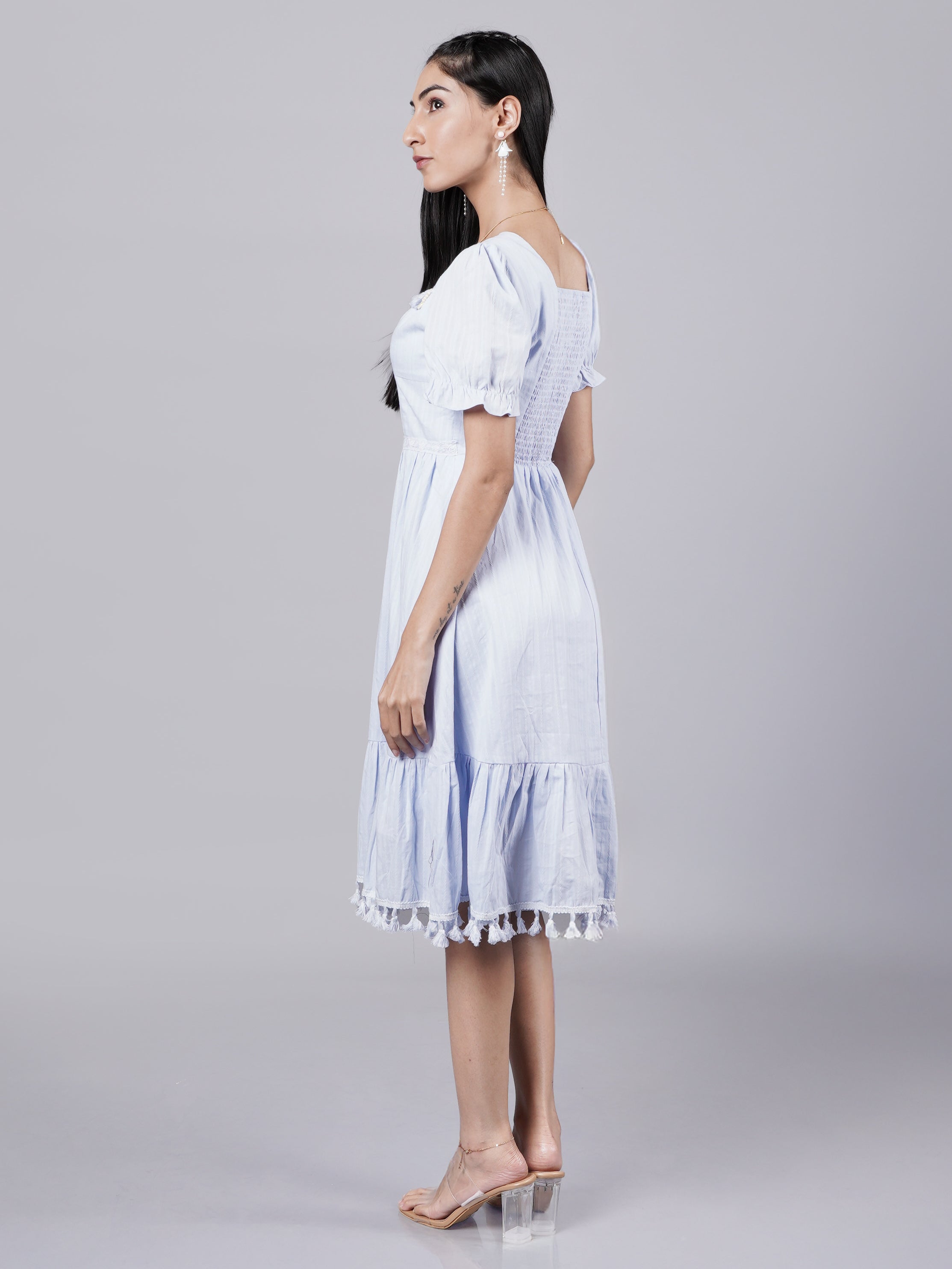 Boho Blue Vintage Dress