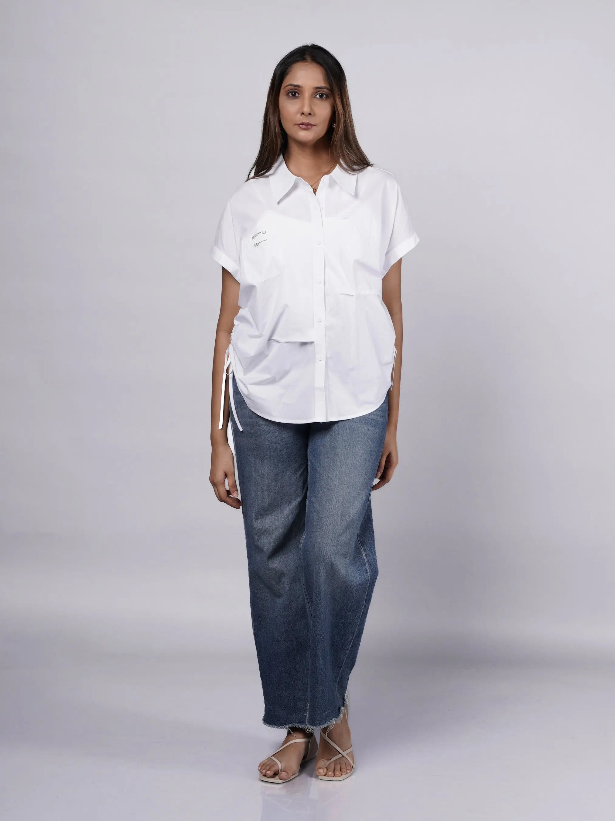 Boxy Fit White Shirt