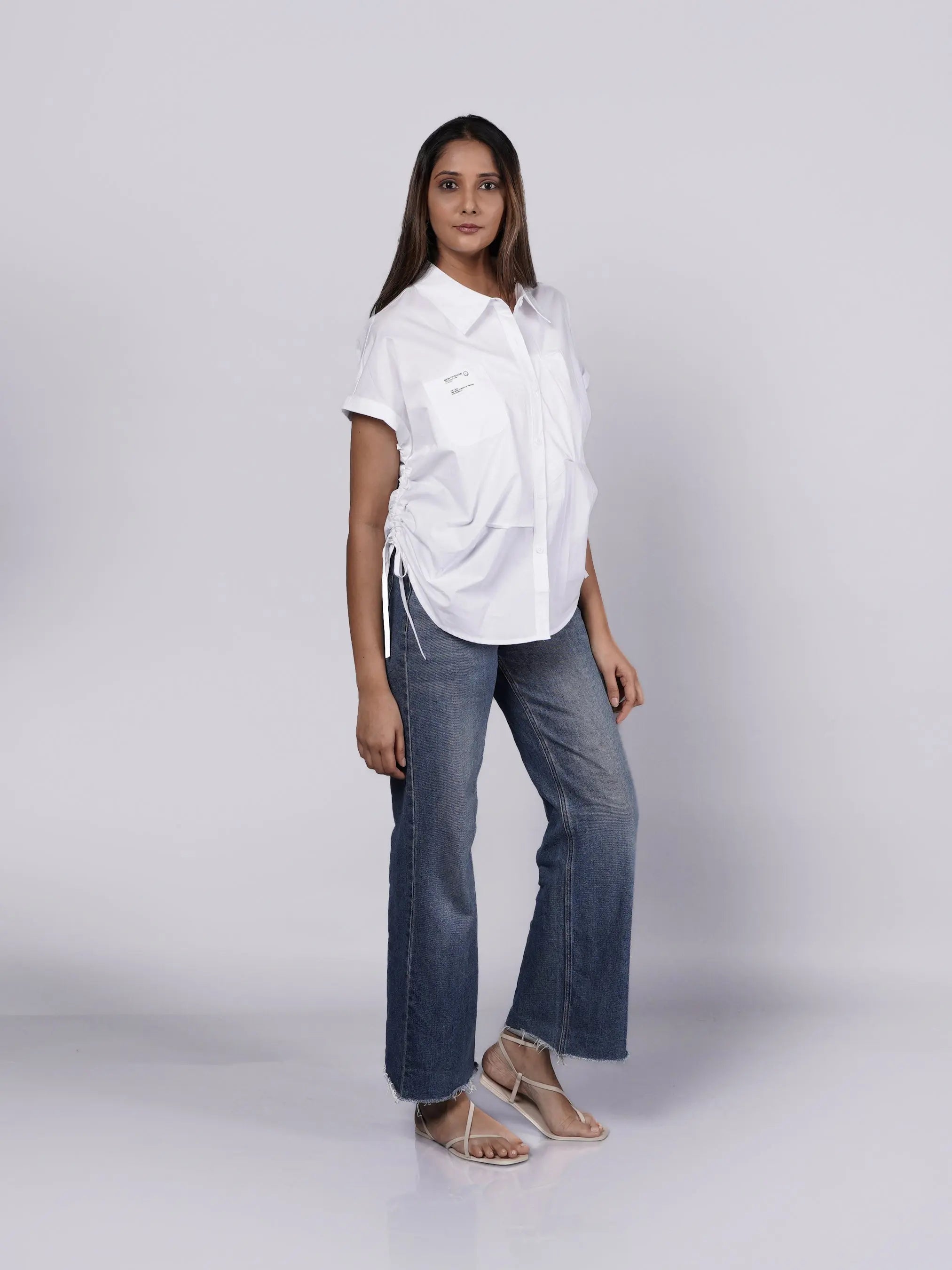 Boxy Fit White Shirt