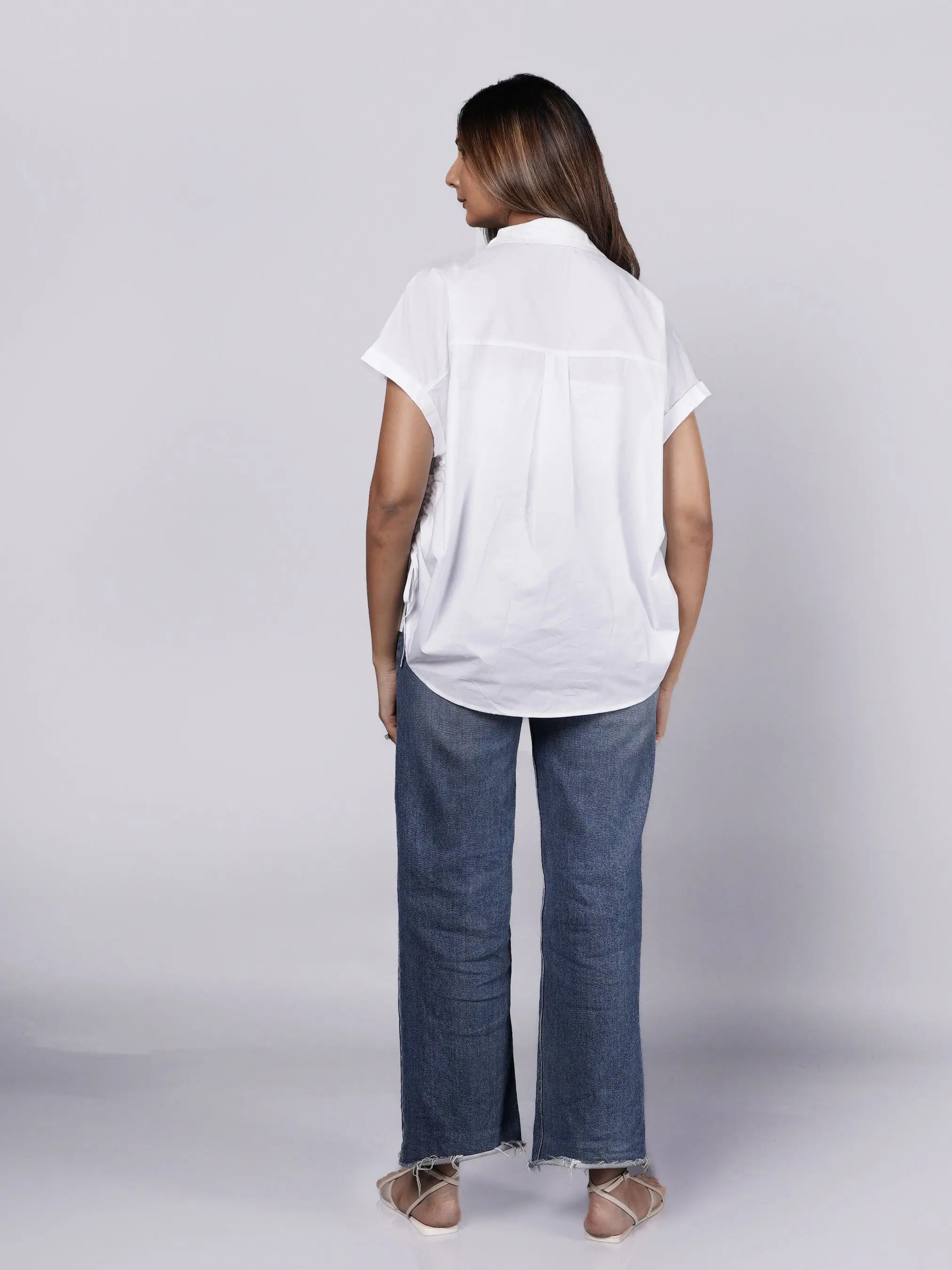 Boxy Fit White Shirt