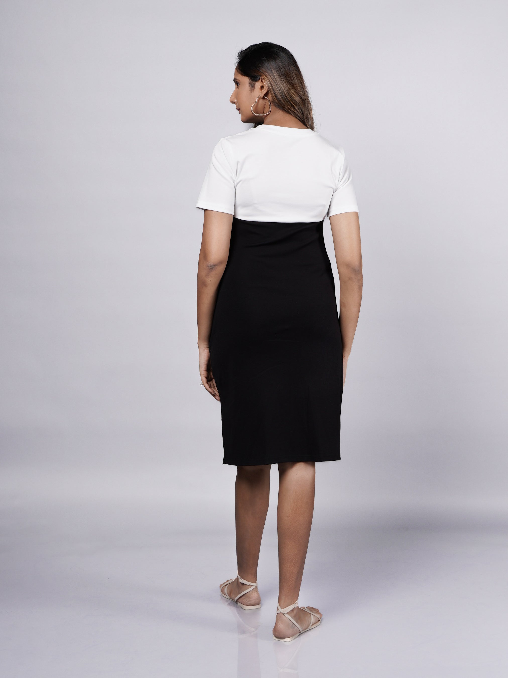 Black Slip Dress With White T-shirt