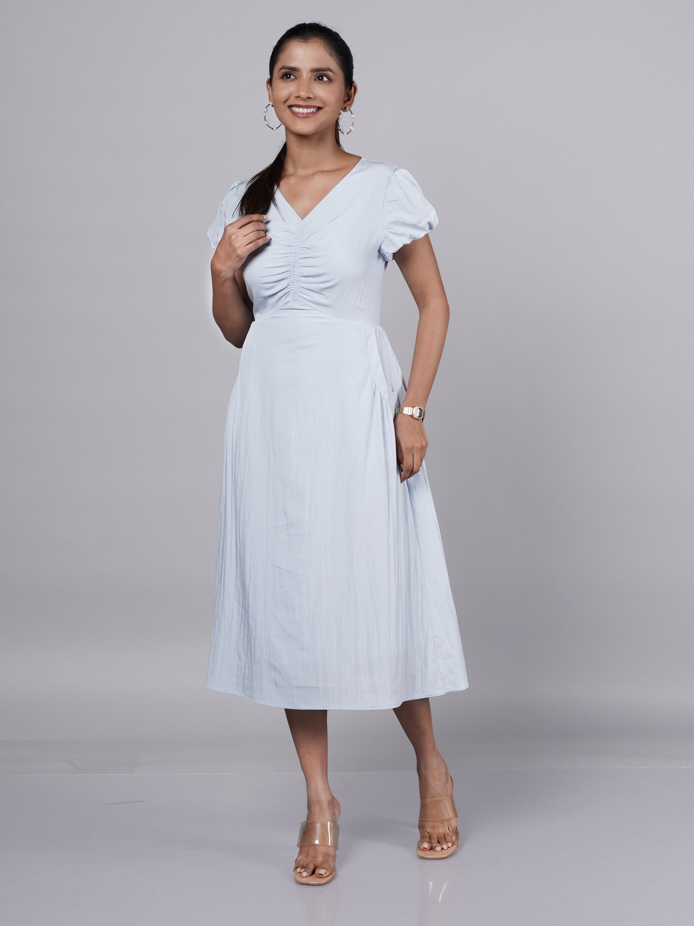 vintage Blue cotton dress