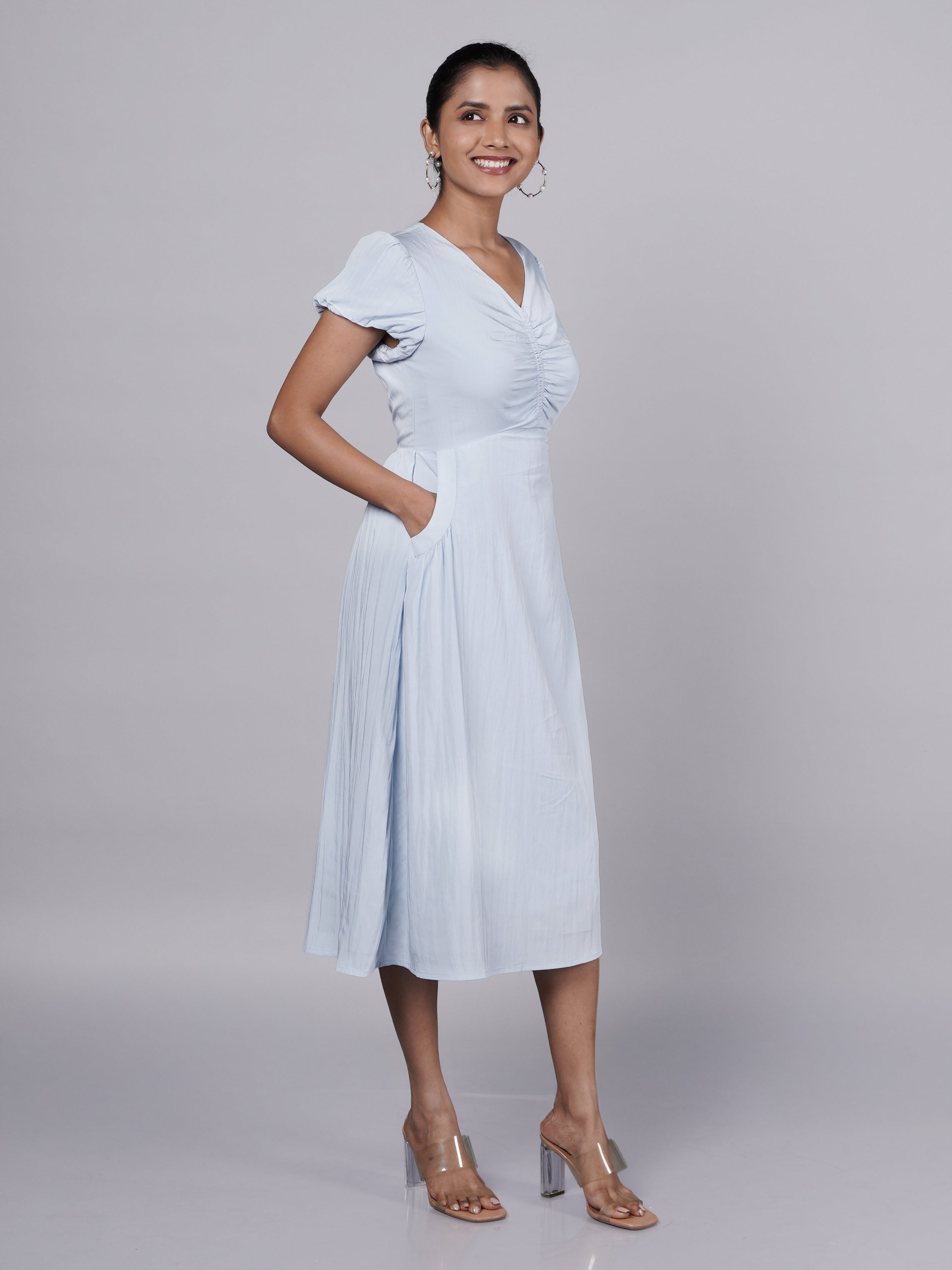 vintage Blue cotton dress