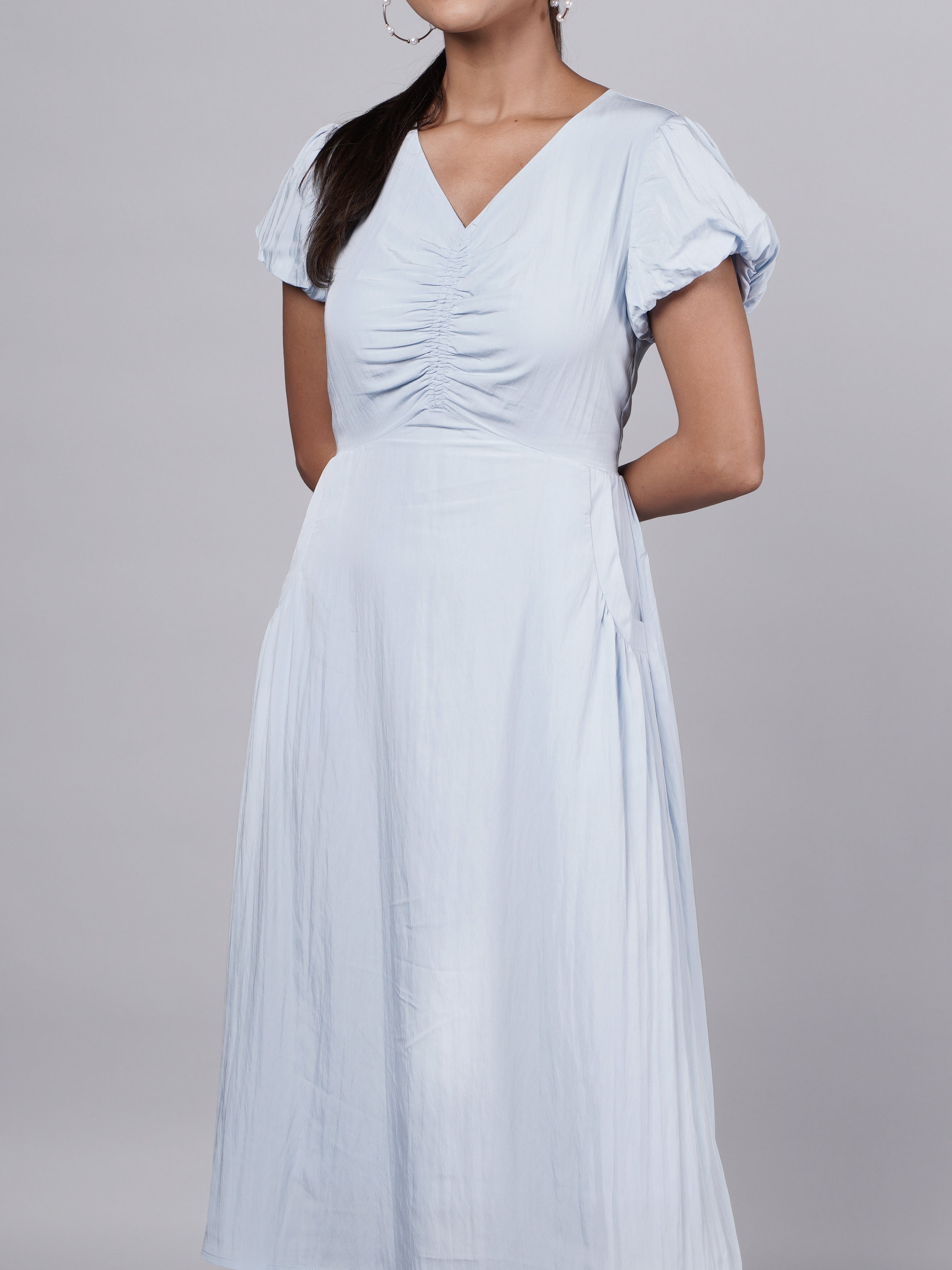 vintage Blue cotton dress