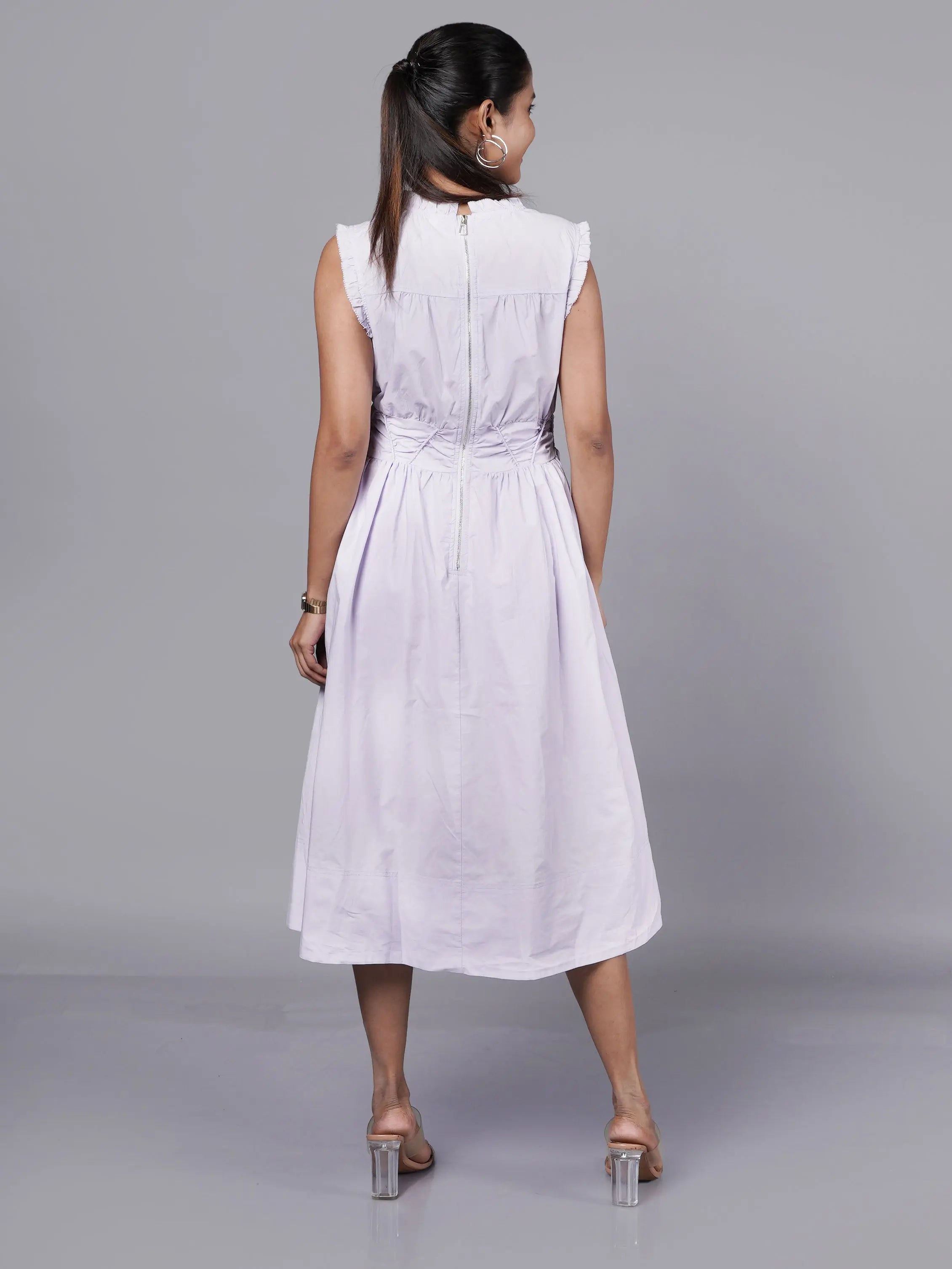 Refined Lavender Dress Old Money Style