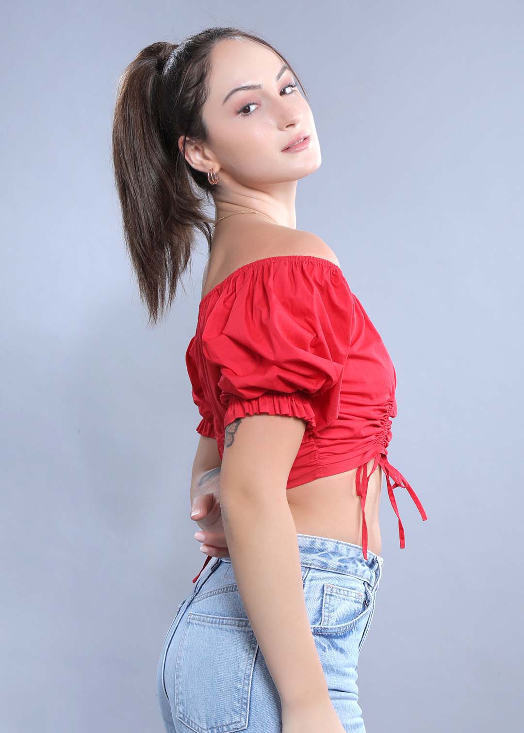 Regular Fit Top with Puff Sleeve FRENCH THEORY