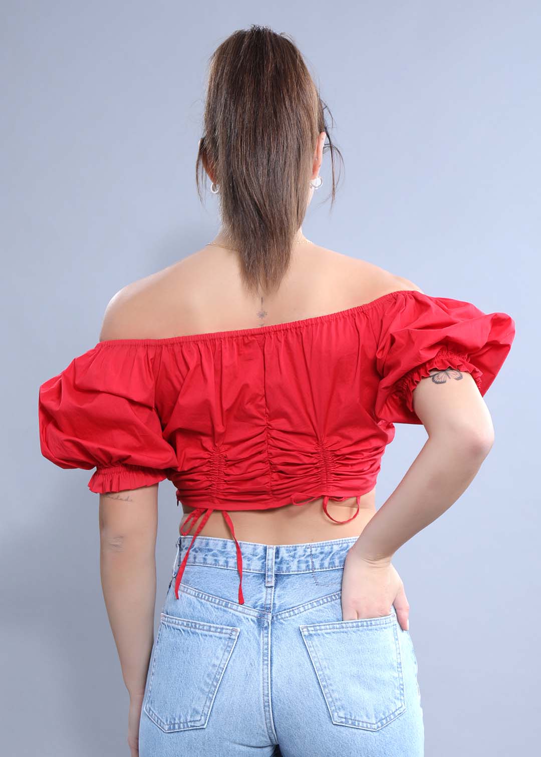 Regular Fit Top with Puff Sleeve FRENCH THEORY