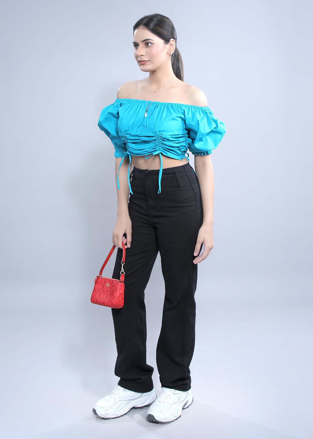 Regular Fit Top with Puff Sleeve FRENCH THEORY
