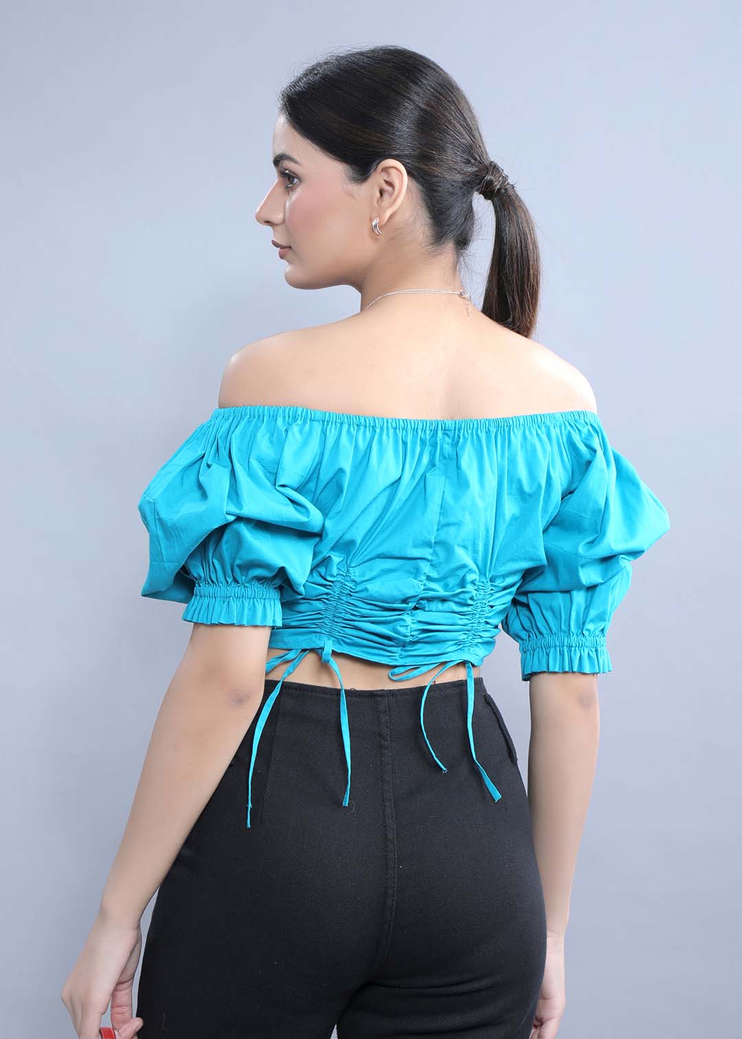 Regular Fit Top with Puff Sleeve FRENCH THEORY
