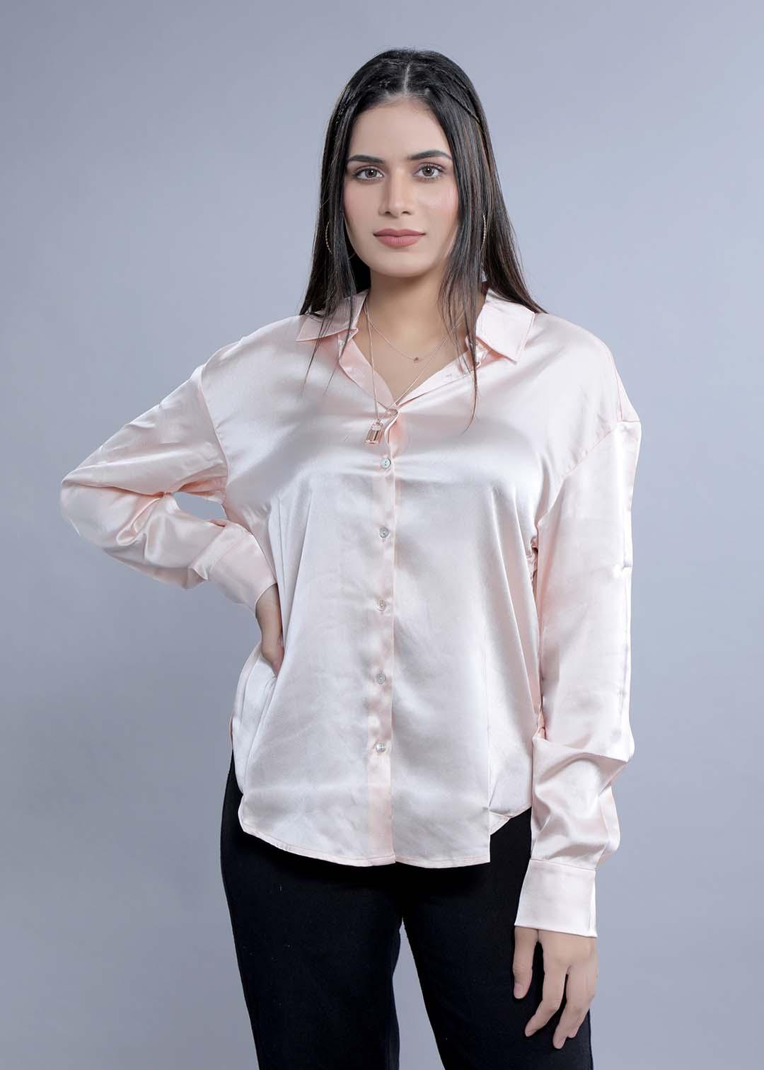 Oversized Satin Shirt FRENCH THEORY