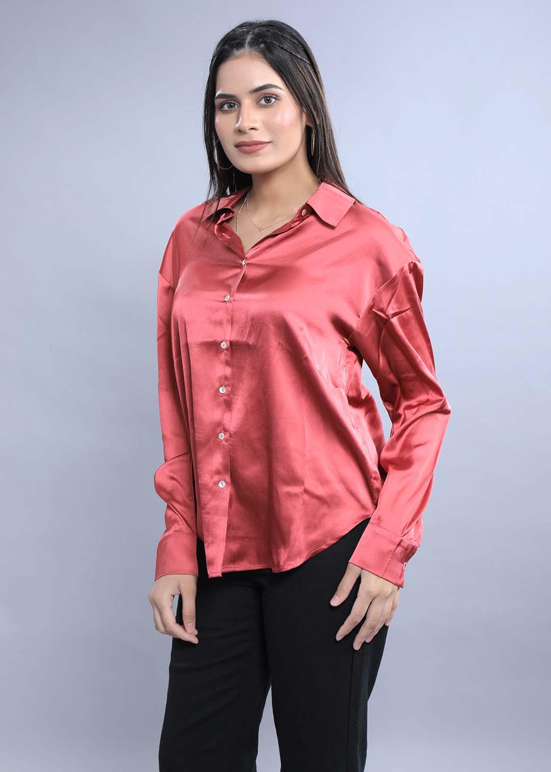 Oversized Satin Shirt FRENCH THEORY