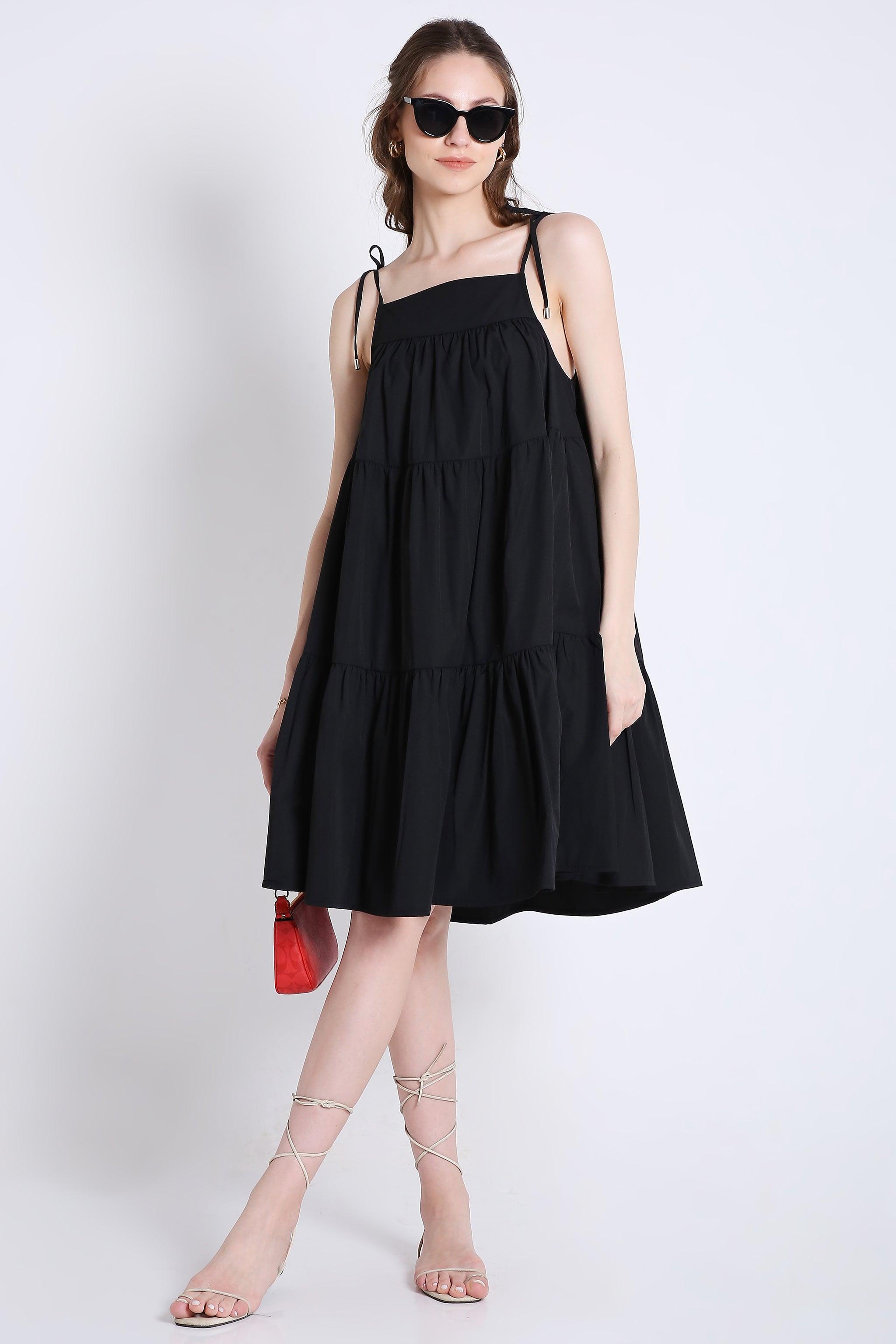 Short Summer Flared Dress FRENCH THEORY