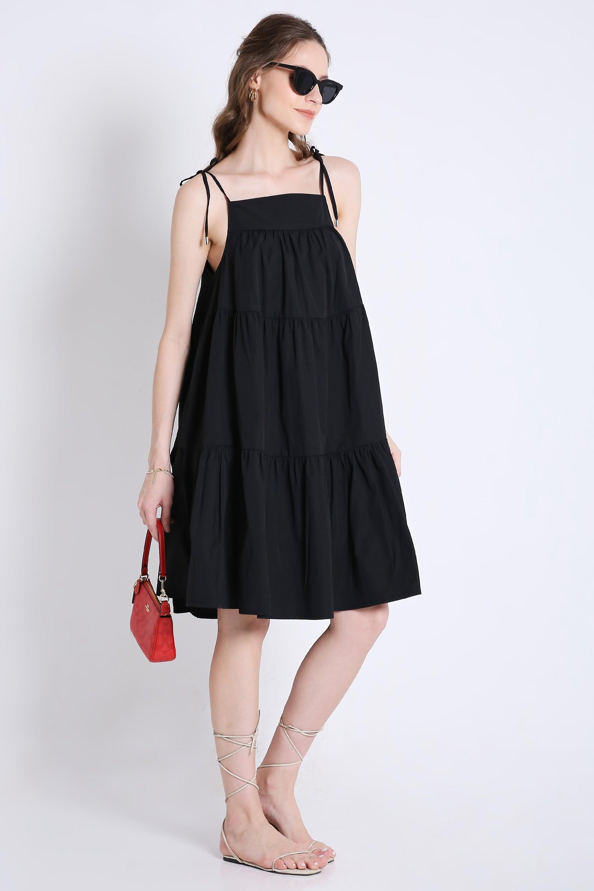 Short Summer Flared Dress FRENCH THEORY