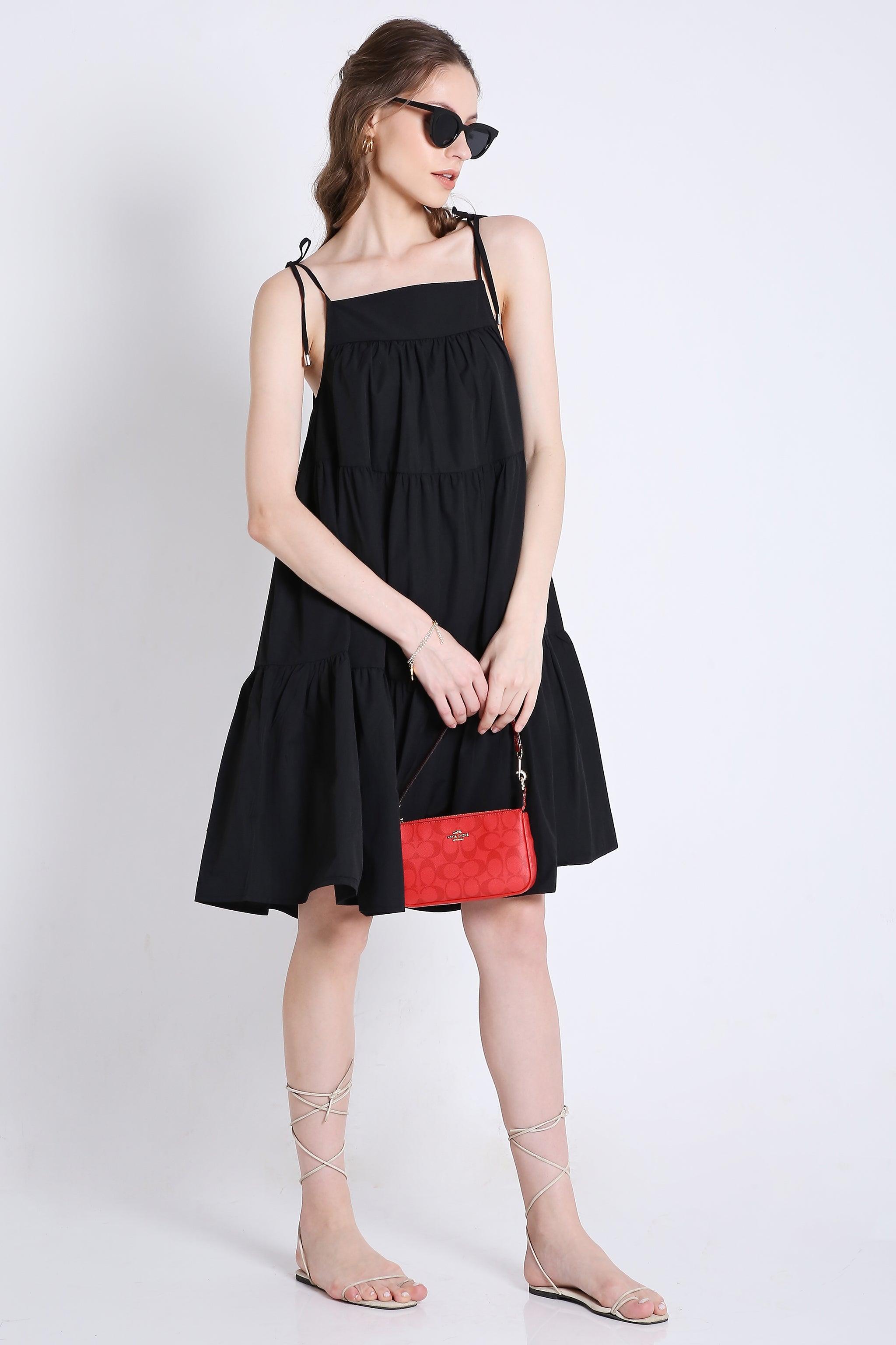 Short Summer Flared Dress FRENCH THEORY