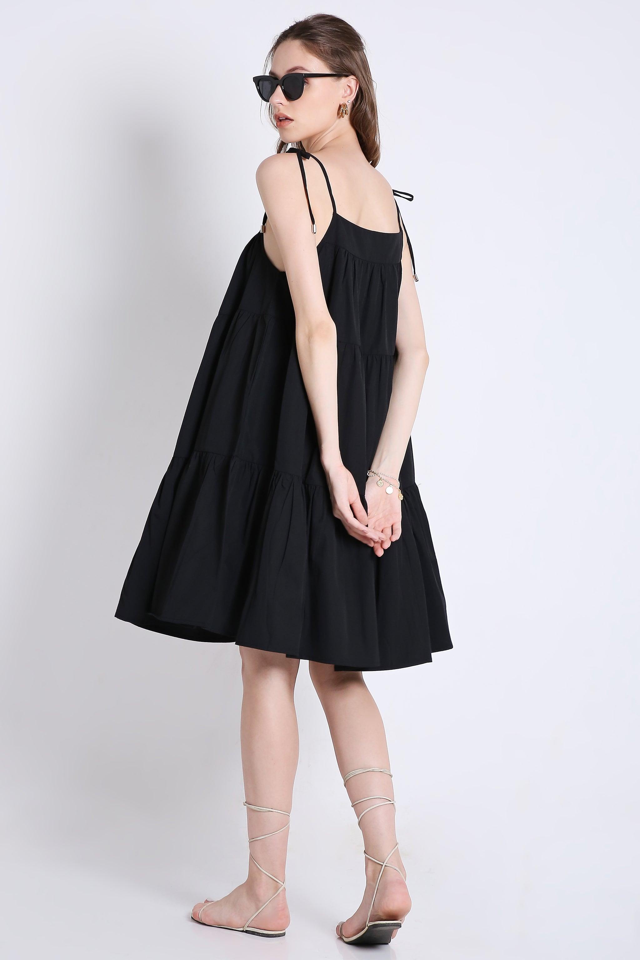 Short Summer Flared Dress FRENCH THEORY