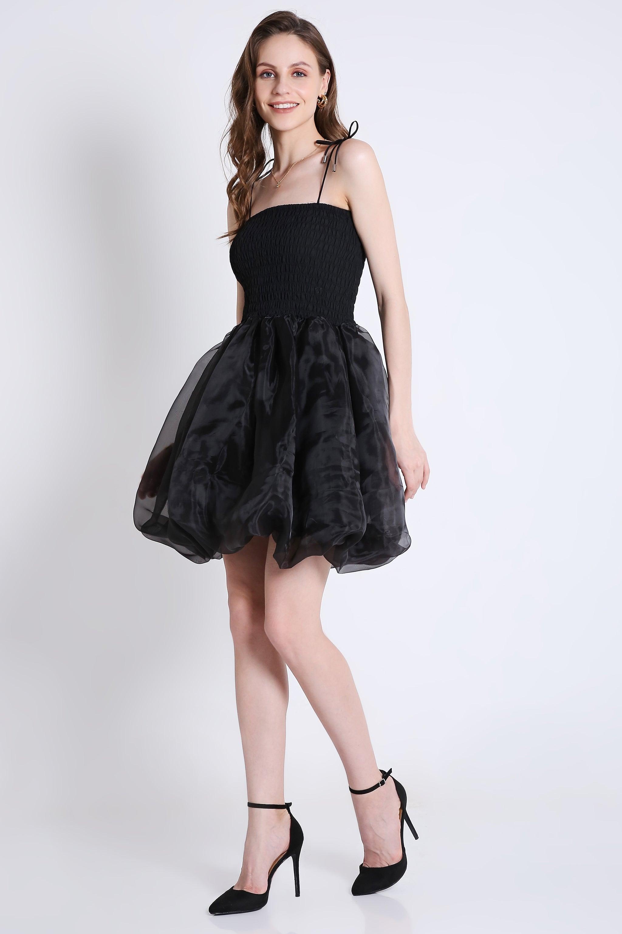 Organza Balloon Tube Party Dress FRENCH THEORY