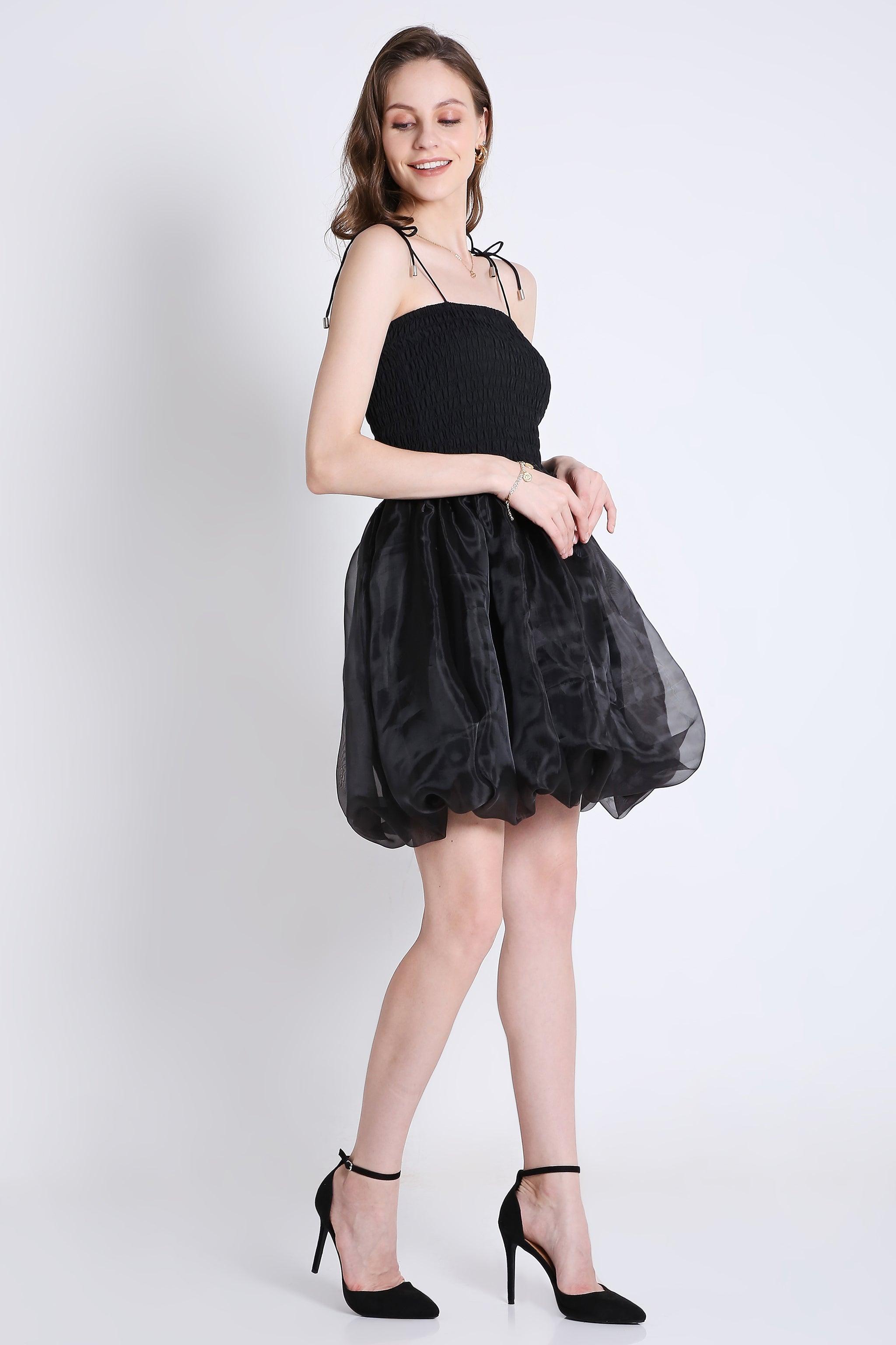 Organza Balloon Tube Party Dress FRENCH THEORY