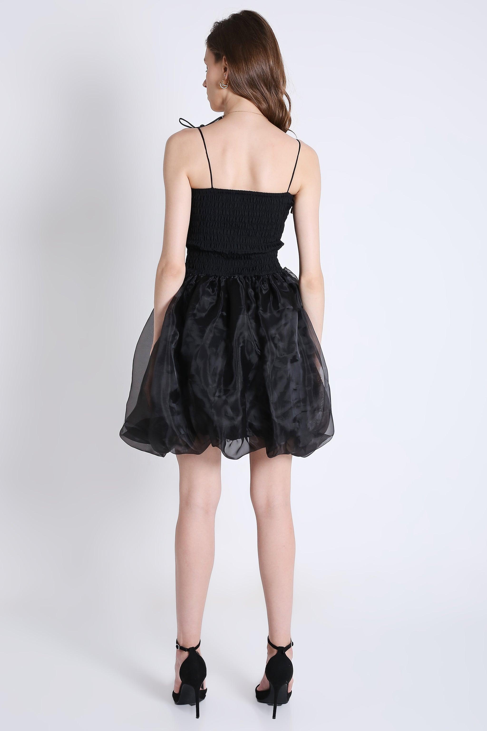 Organza Balloon Tube Party Dress FRENCH THEORY