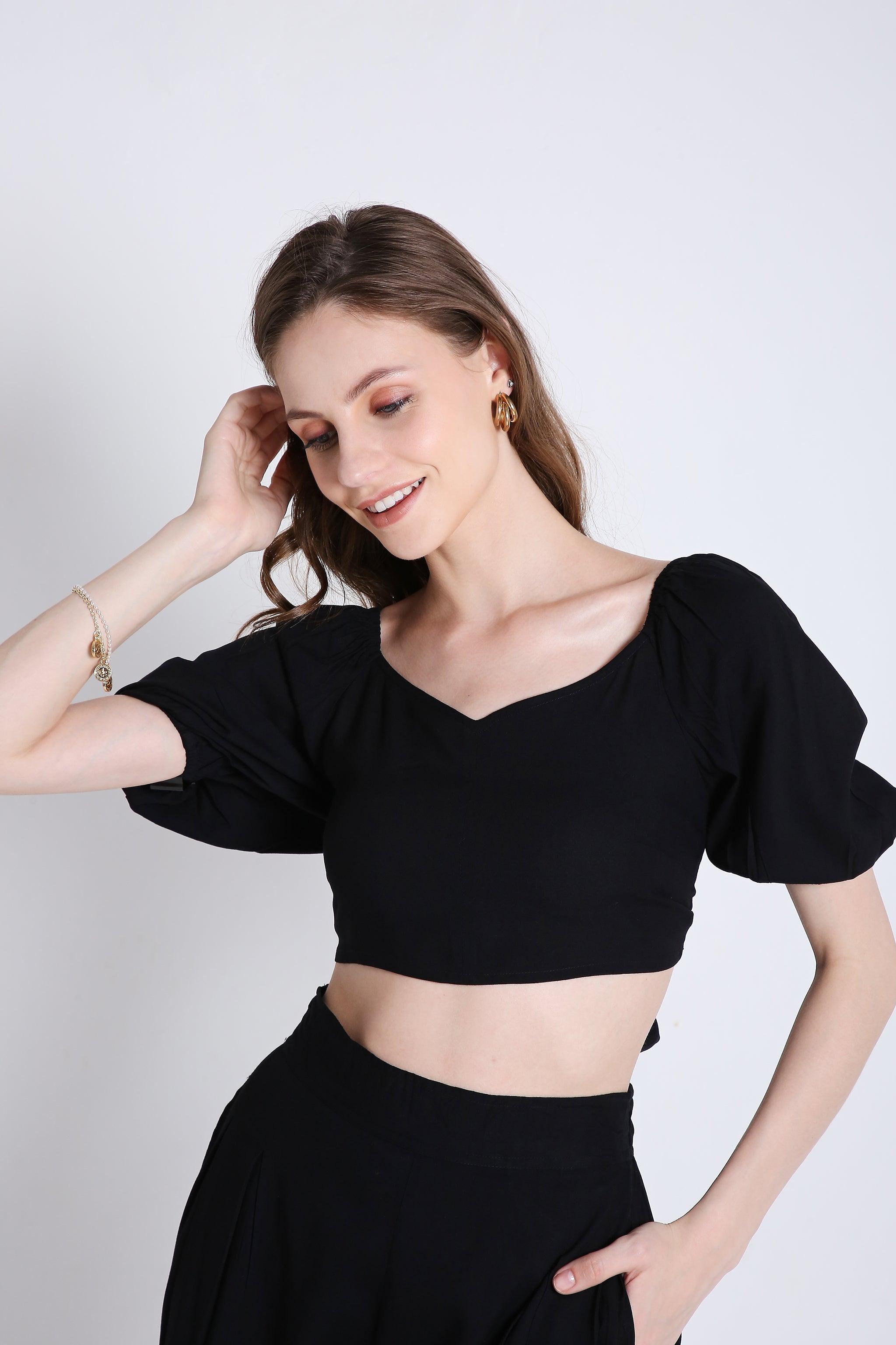 Short Sleeve Crop Top FRENCH THEORY