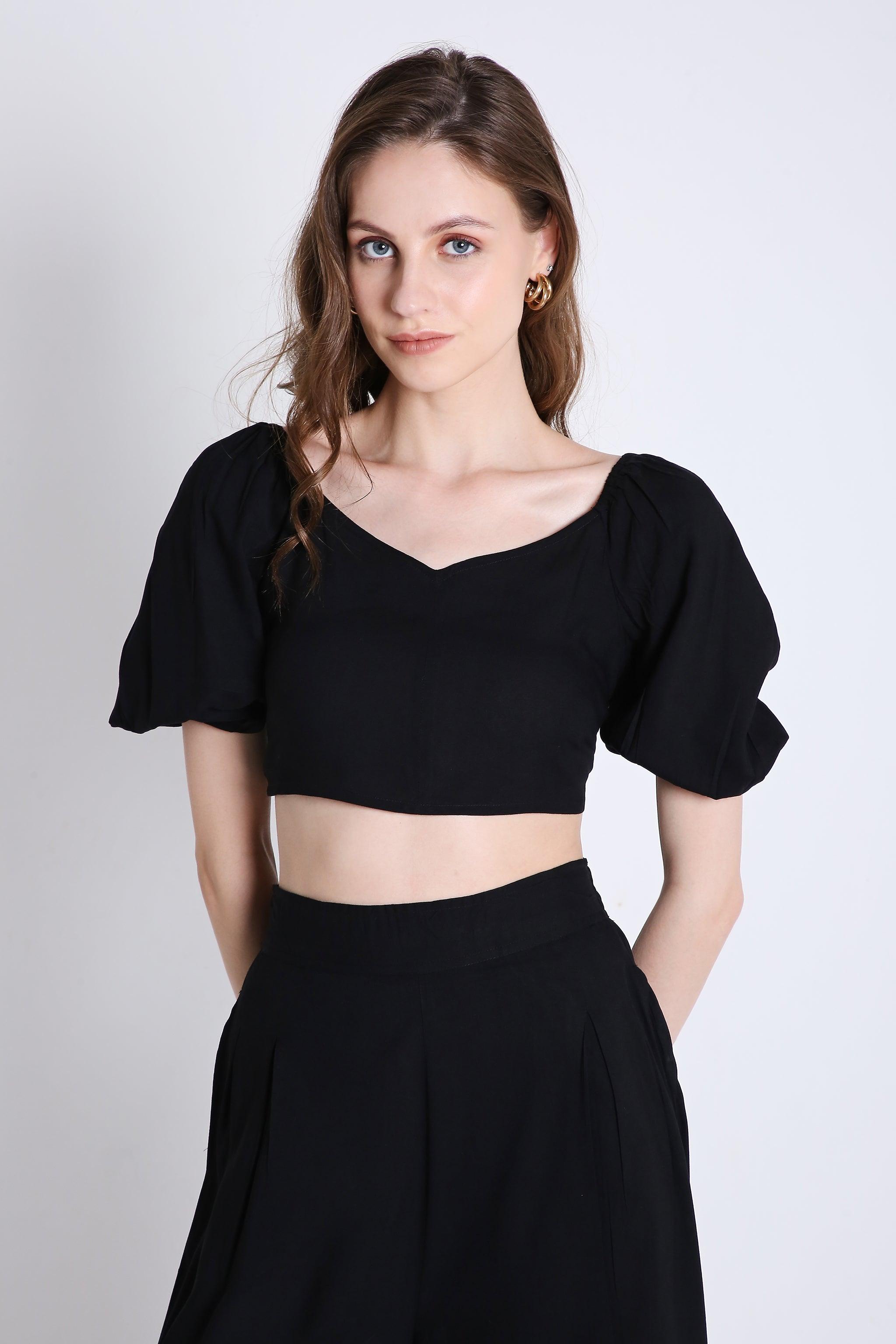 Short Sleeve Crop Top FRENCH THEORY
