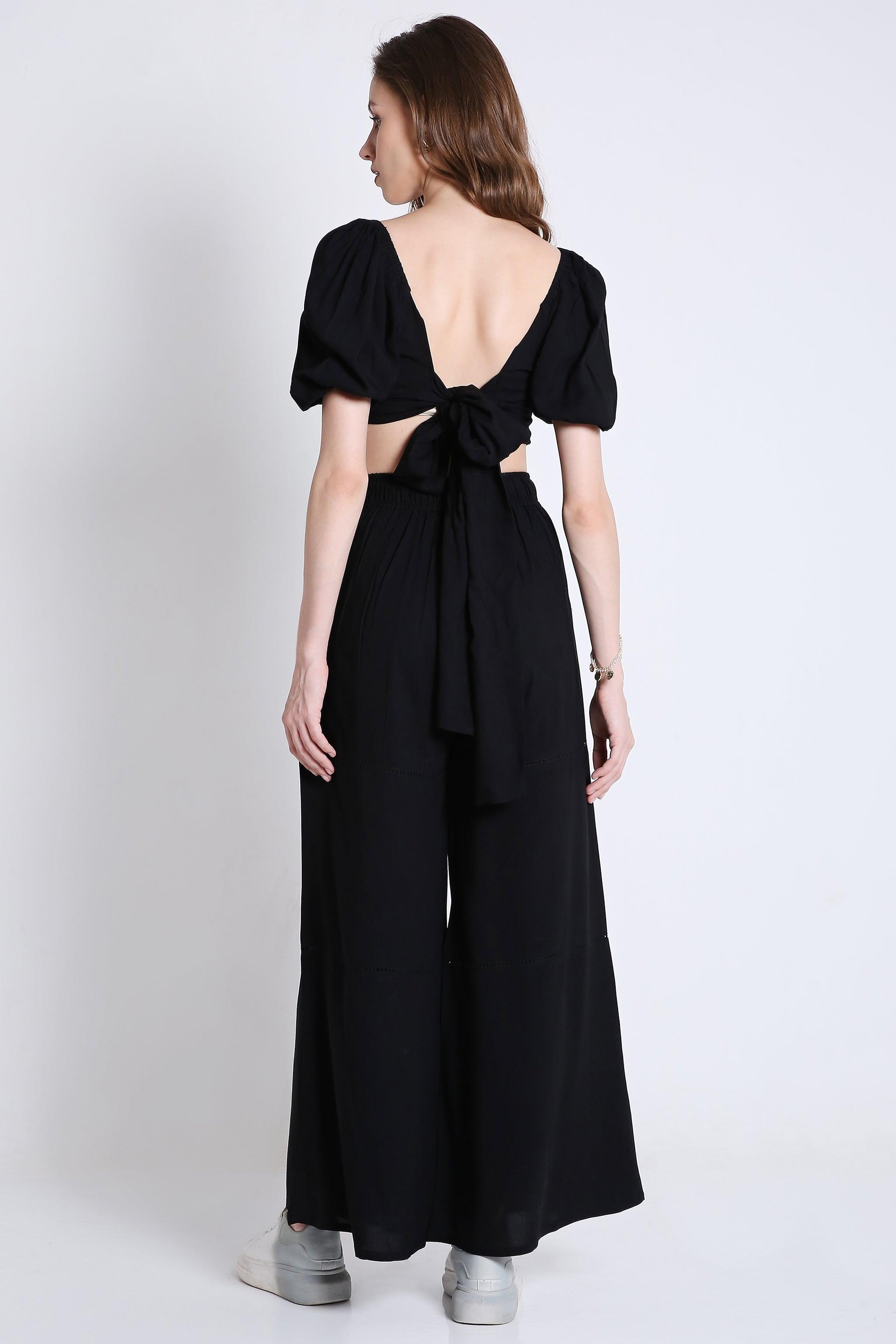 Lace Detail Flared Pant FRENCH THEORY