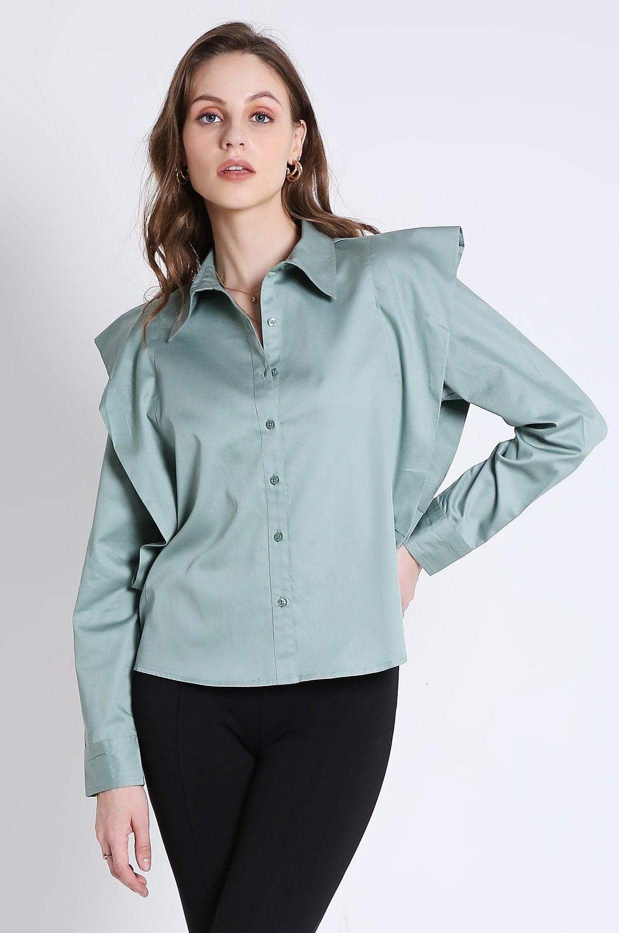 Power Shoulder Shirt FRENCH THEORY