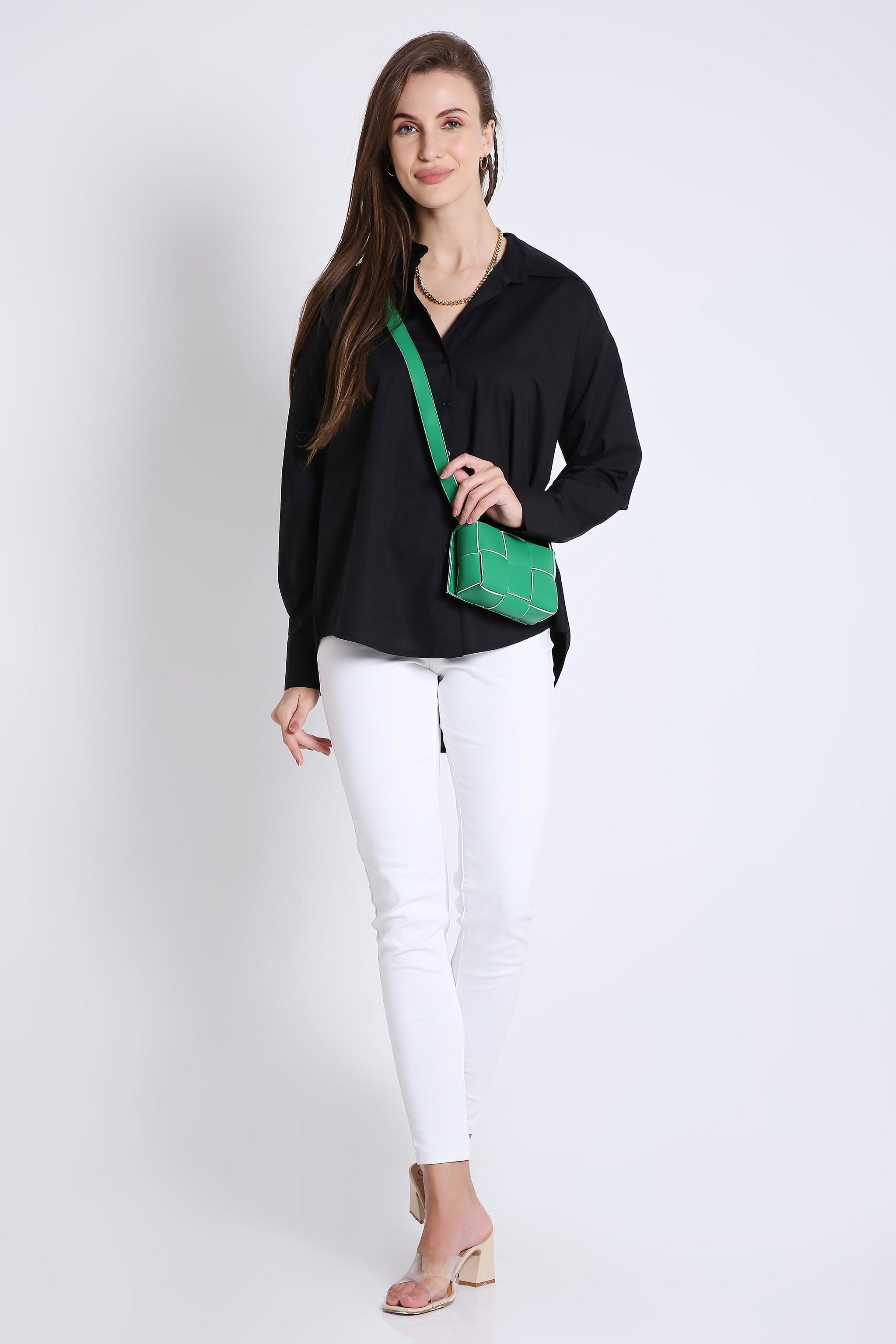 Long Sleeve Oversized Poplin Shirt FRENCH THEORY