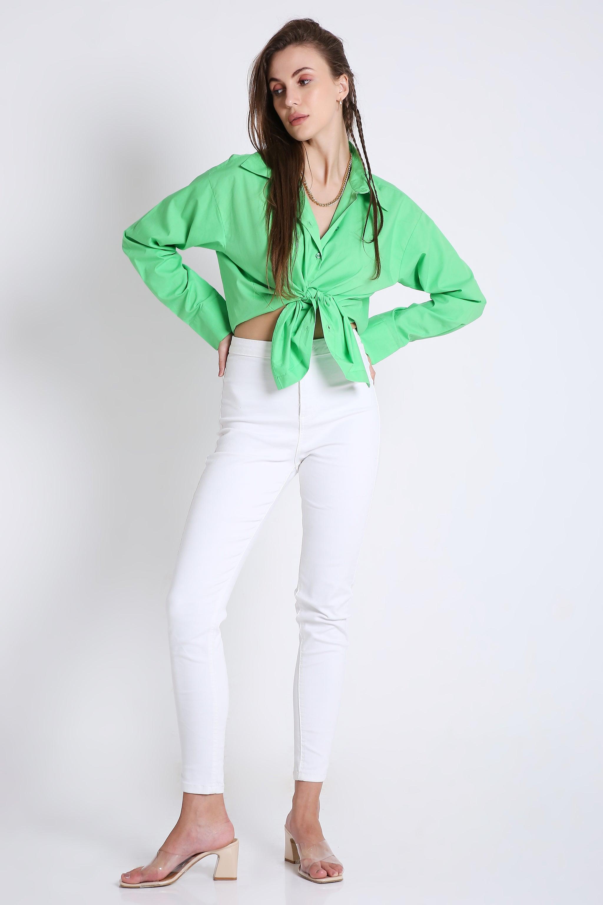 Long Sleeve Oversized Poplin Shirt FRENCH THEORY