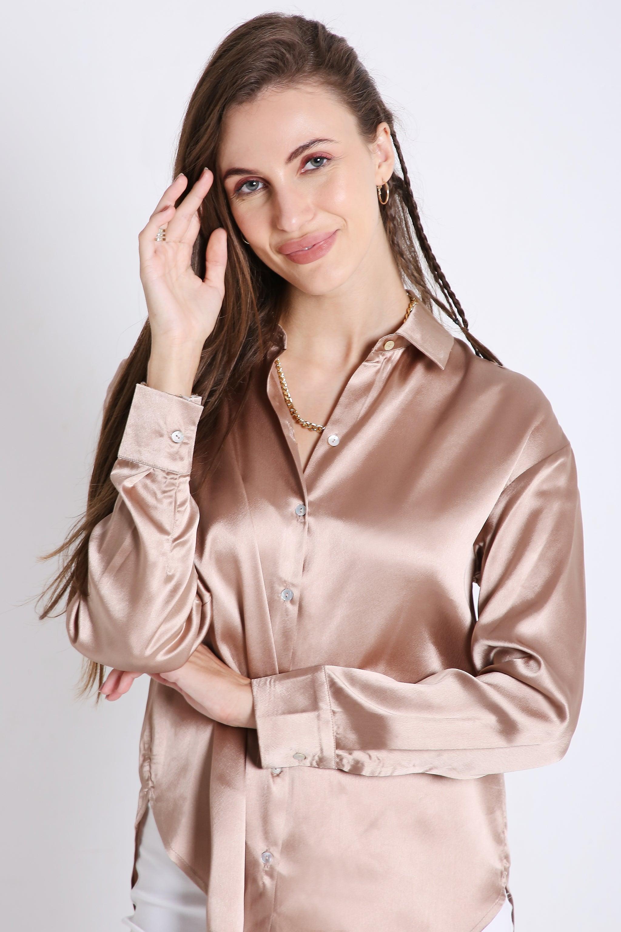 Satin Shirt FRENCH THEORY