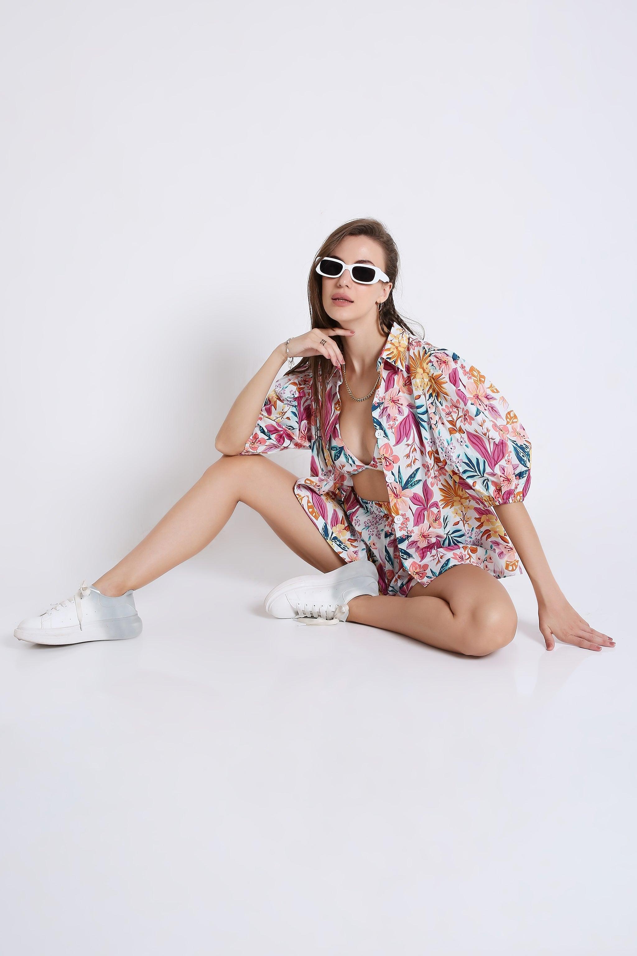 Printed Shorts FRENCH THEORY