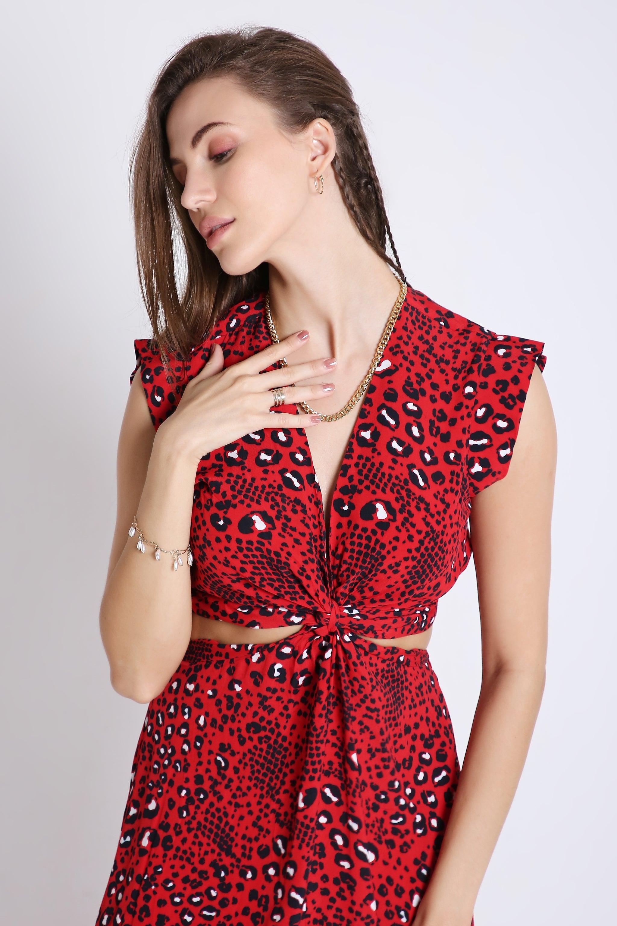 Printed Viscose Resort Vibe Long Dress FRENCH THEORY