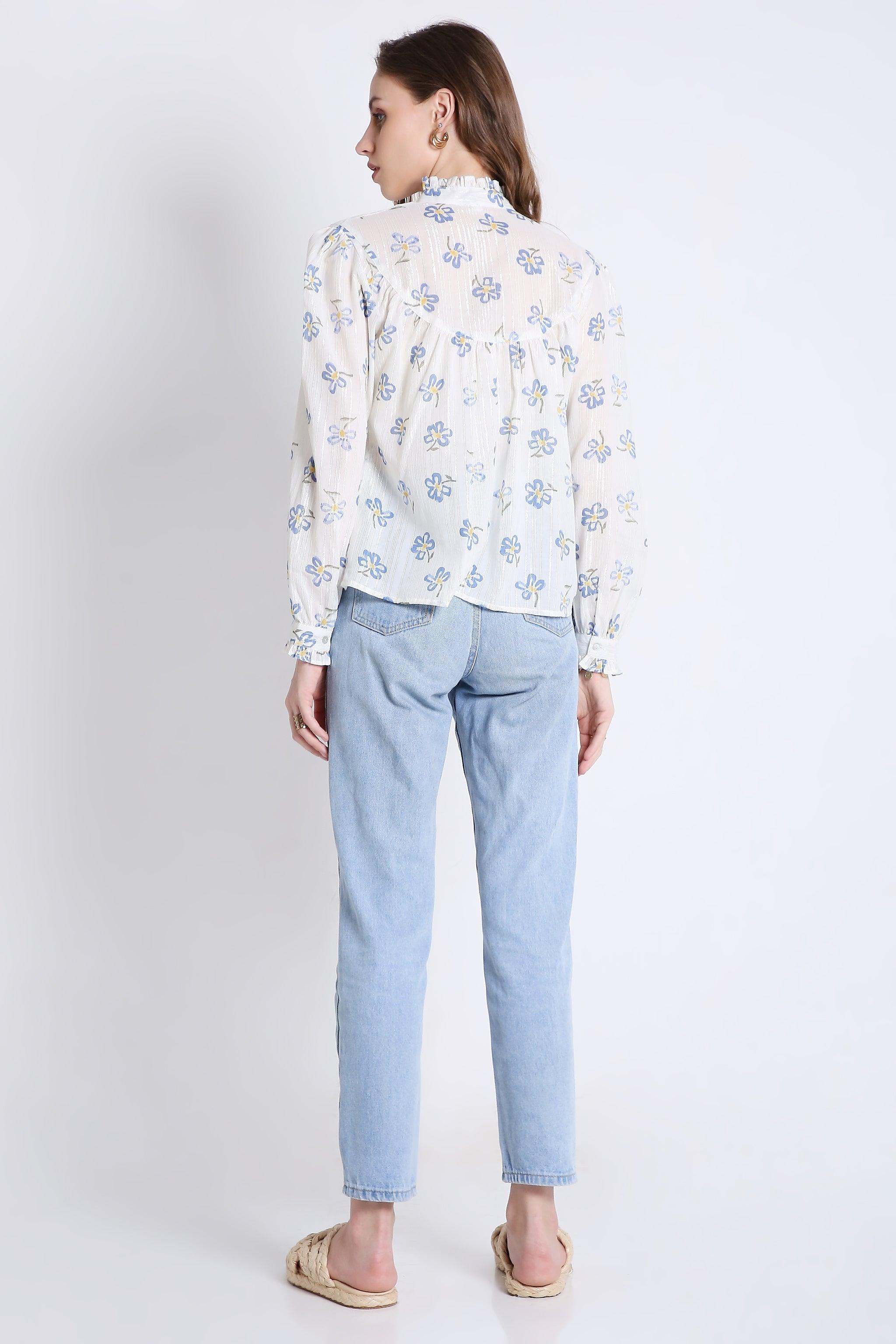 Cotton Casual Shirt with Long Sleeves FRENCH THEORY