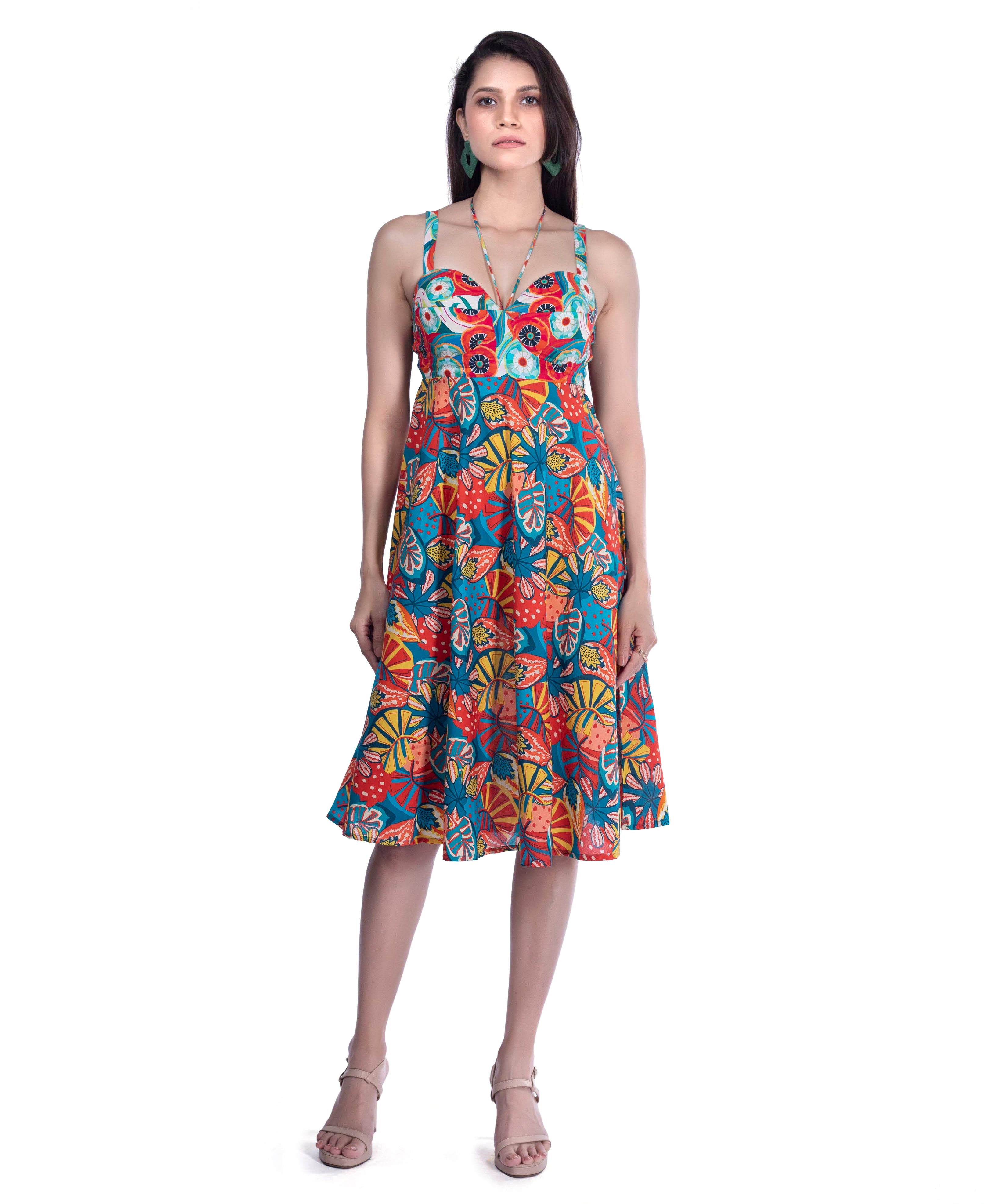 Multi Color Sundress - Body Fit & Breezy