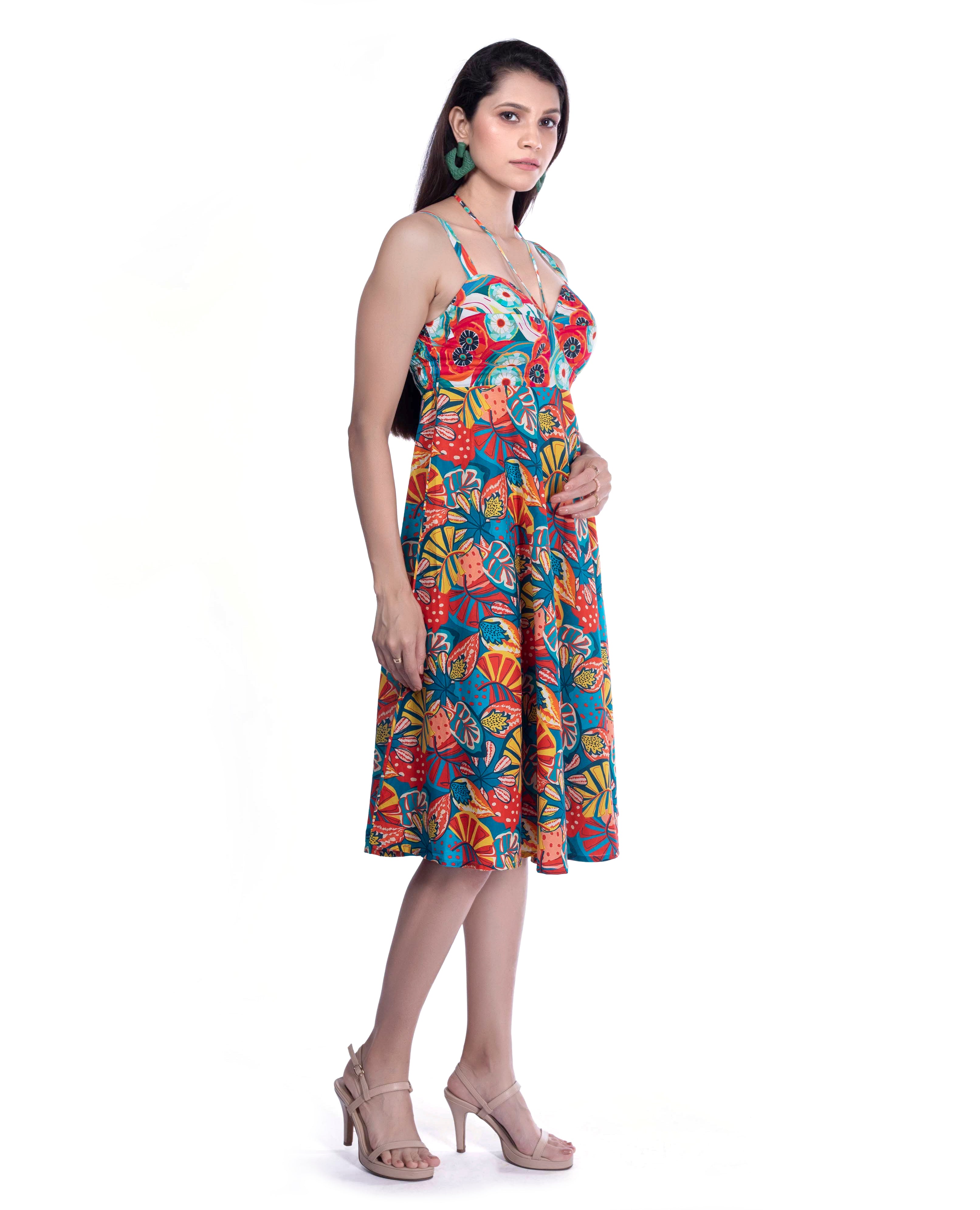 Multi Color Sundress - Body Fit & Breezy