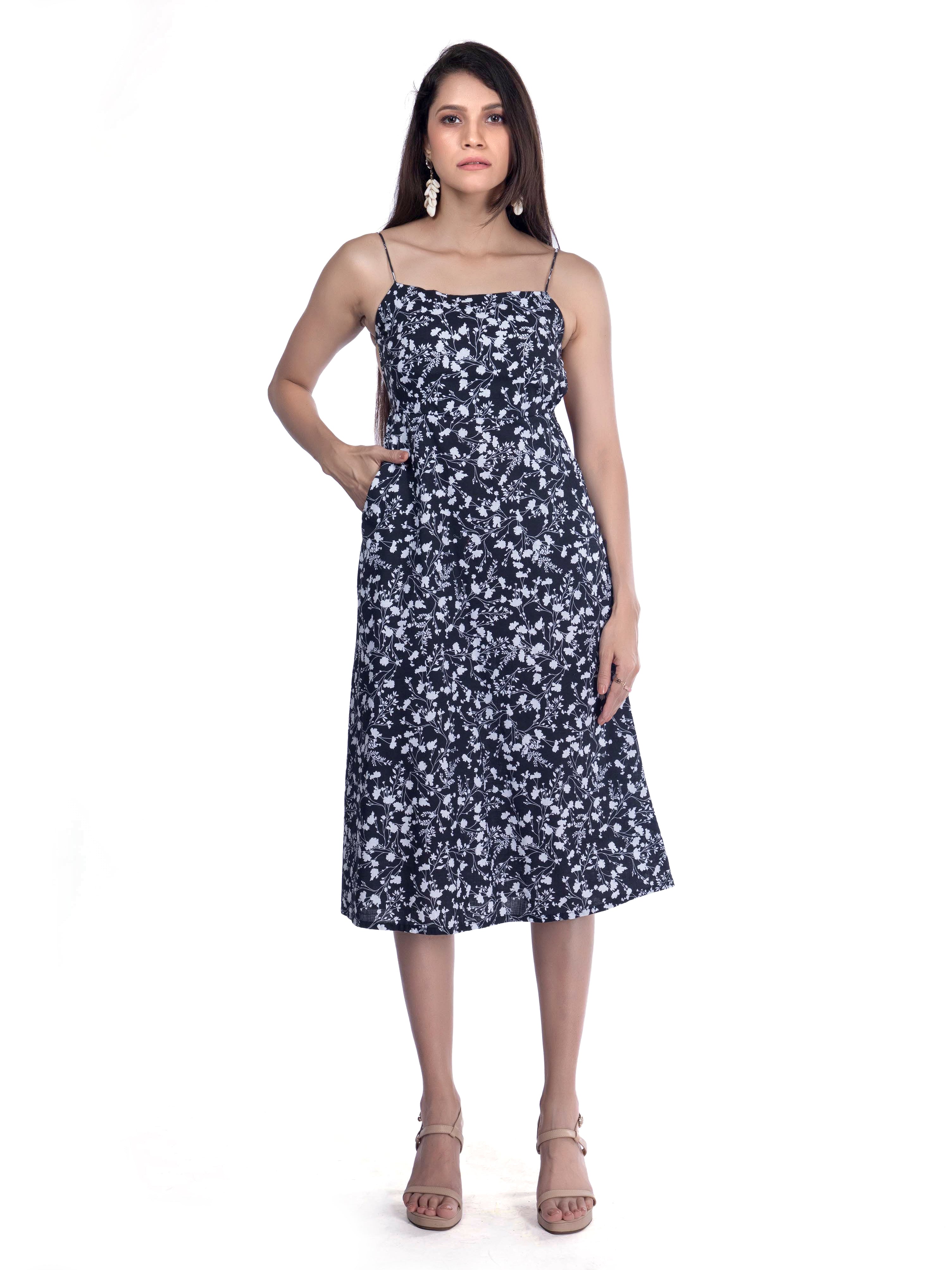 Black Floral Dress