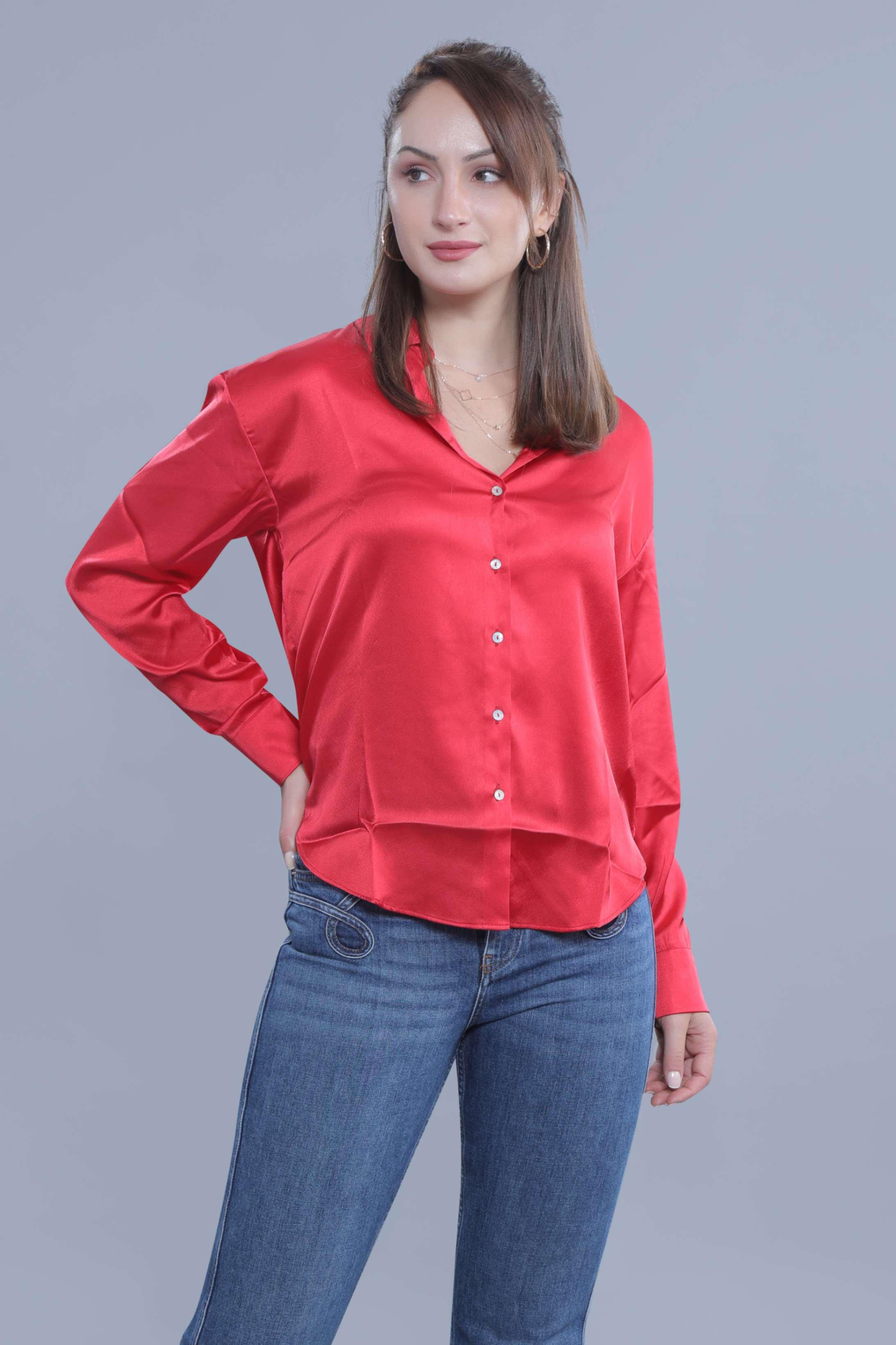 Oversized Satin Shirt FRENCH THEORY