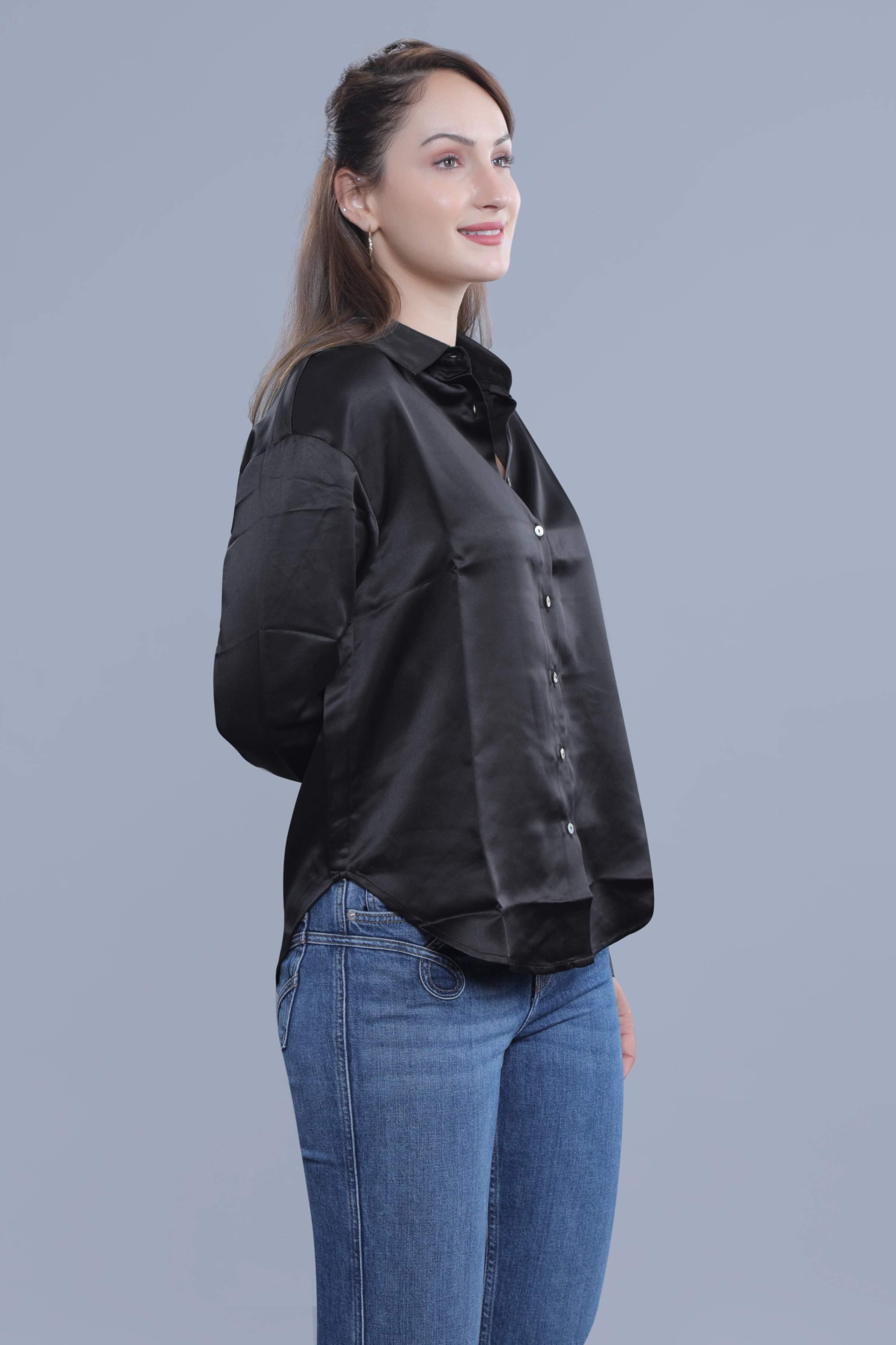Oversized Satin Shirt FRENCH THEORY