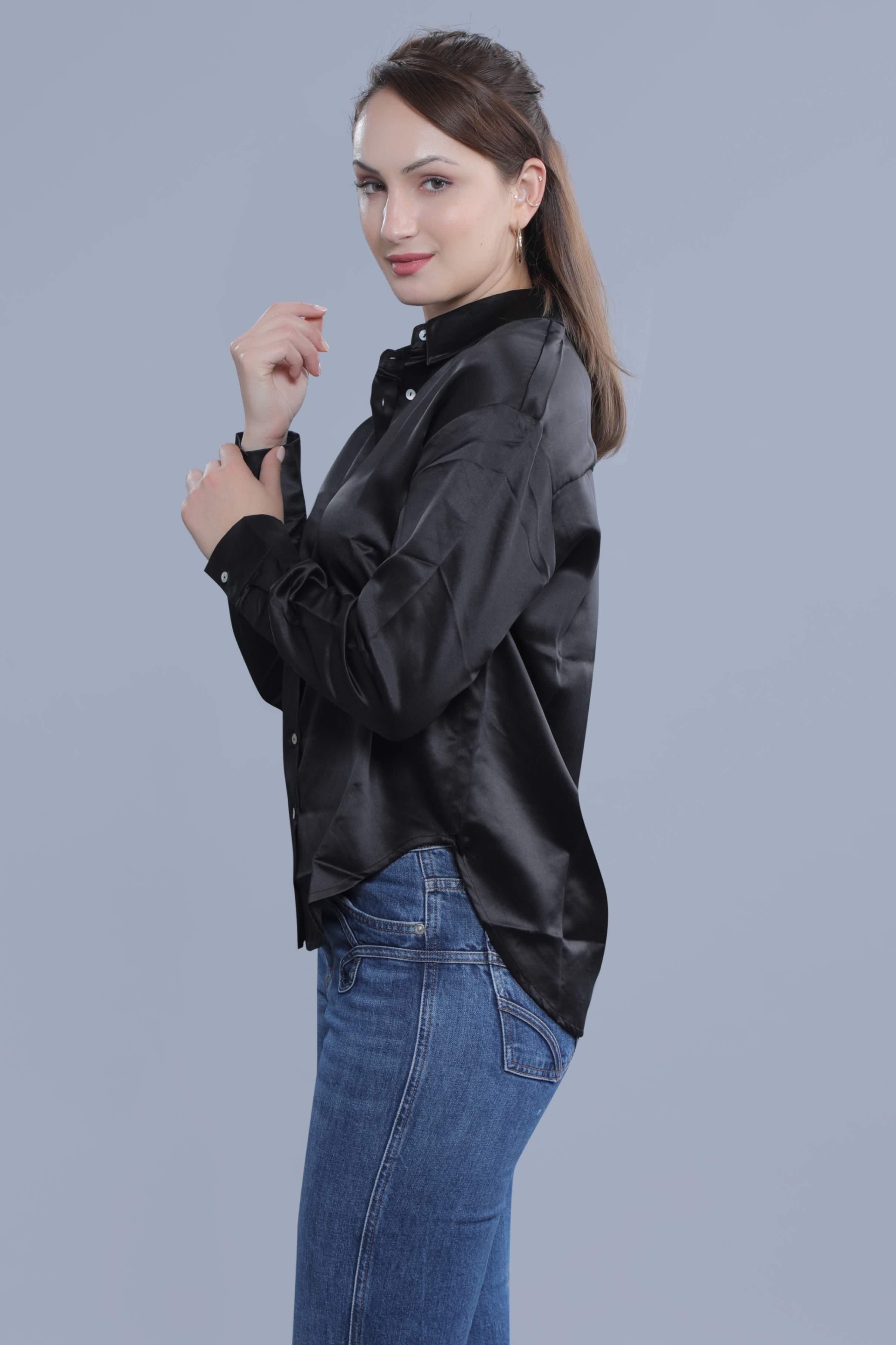Oversized Satin Shirt FRENCH THEORY