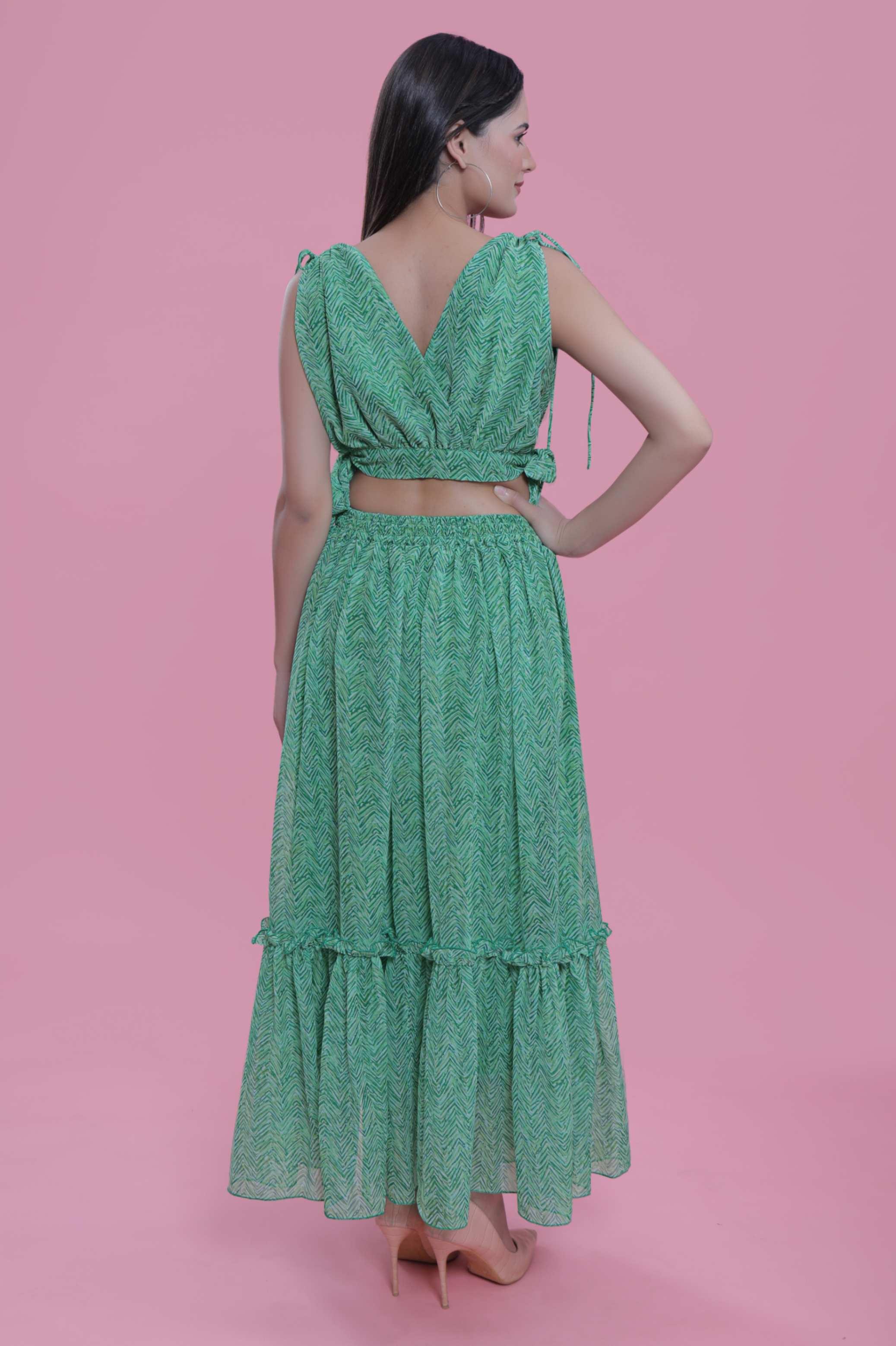 Chiffon Gathered Skirt FRENCH THEORY