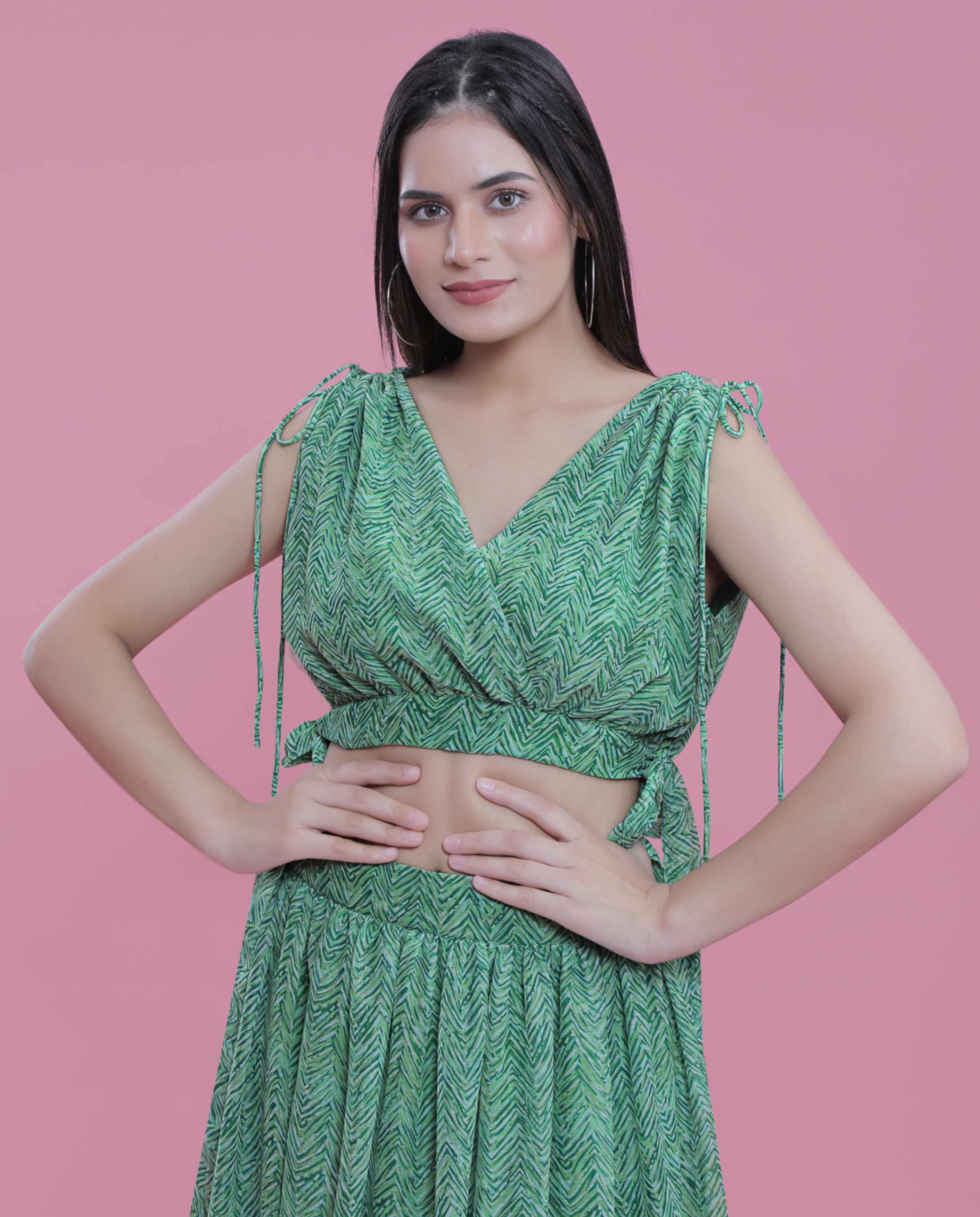 Chiffon Gathered Skirt FRENCH THEORY