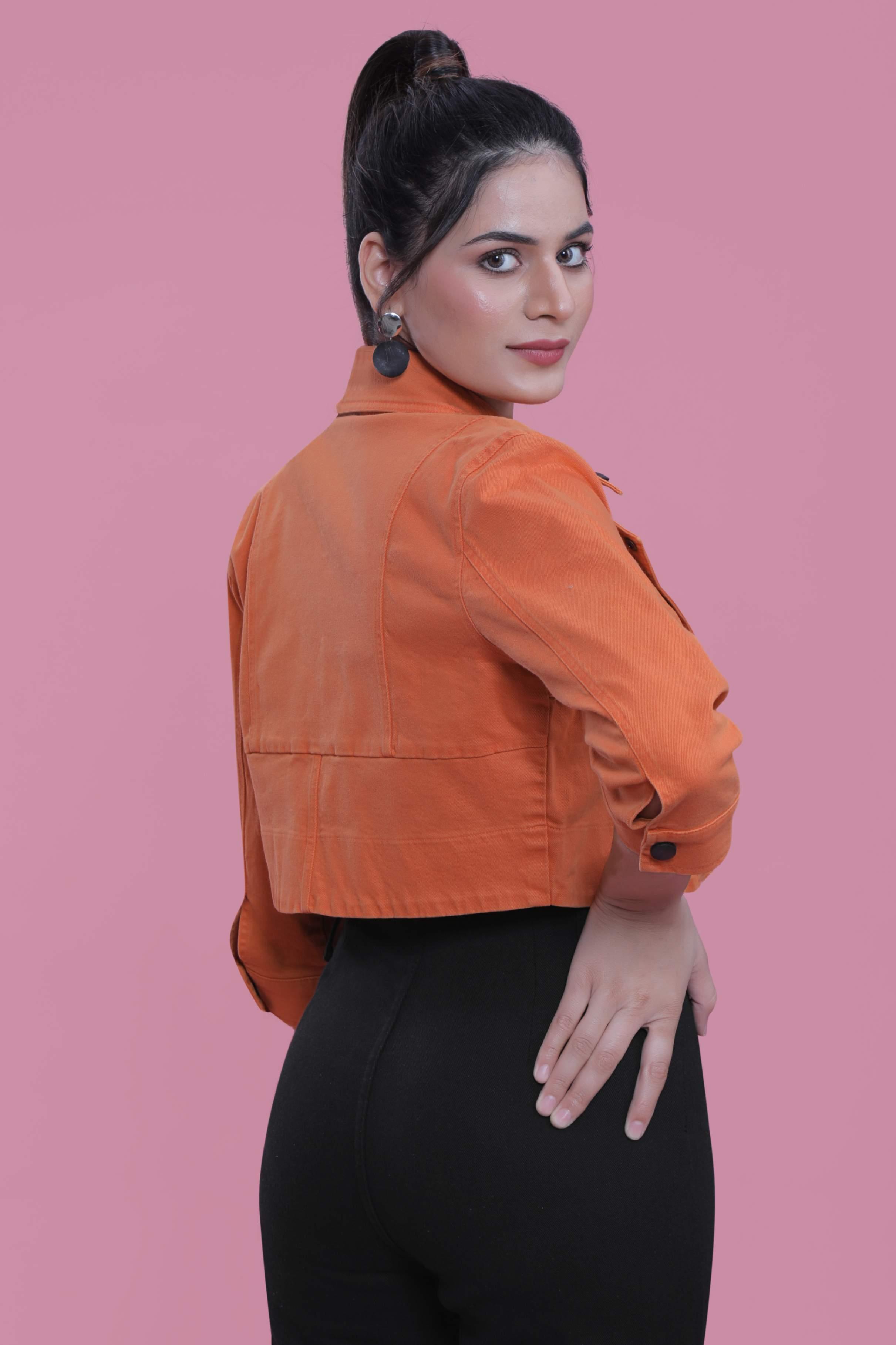 Overdyed Jacket with Long Sleeves FRENCH THEORY