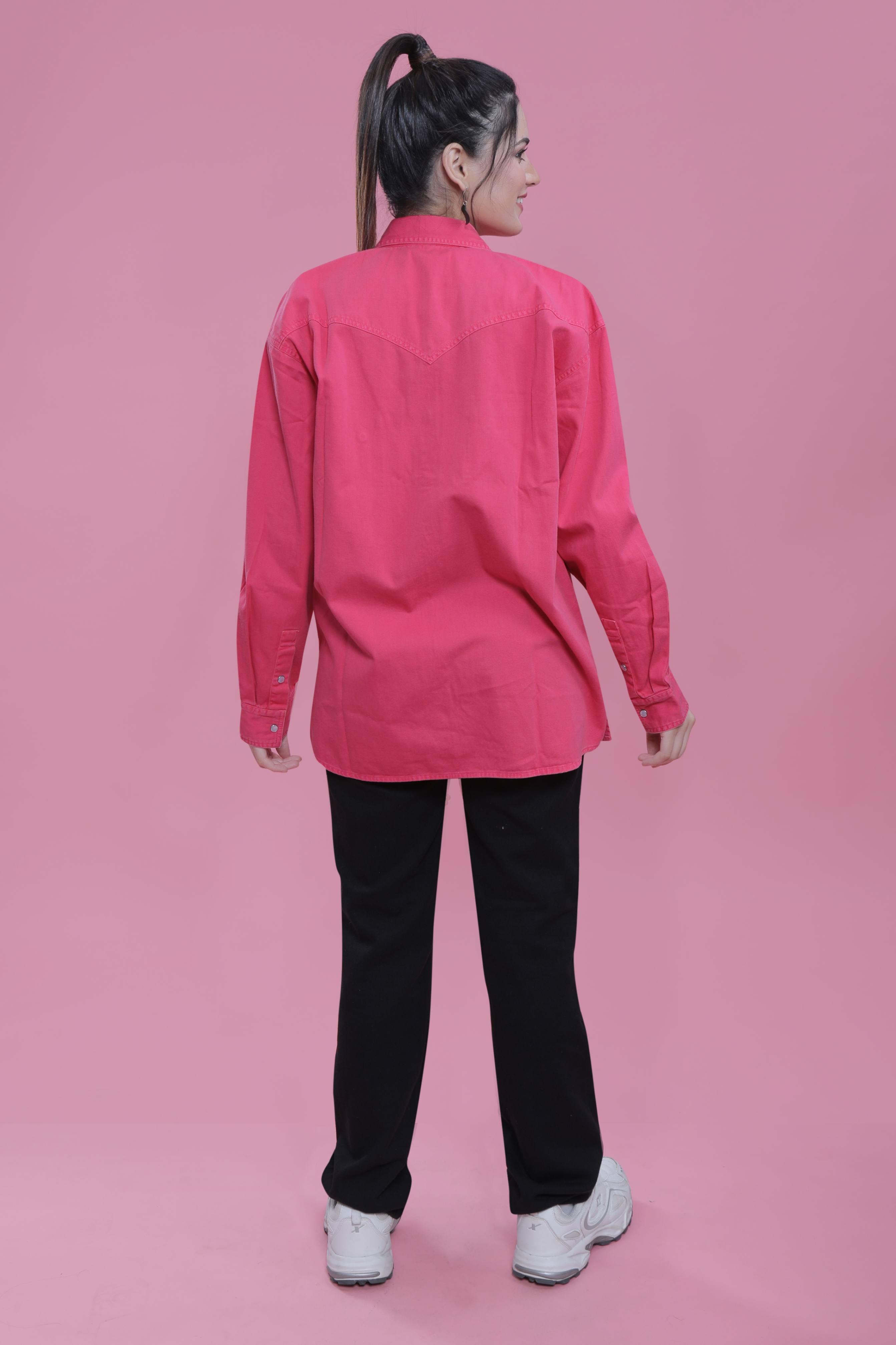 Overdyed Oversized Jacket with Long Sleeves FRENCH THEORY