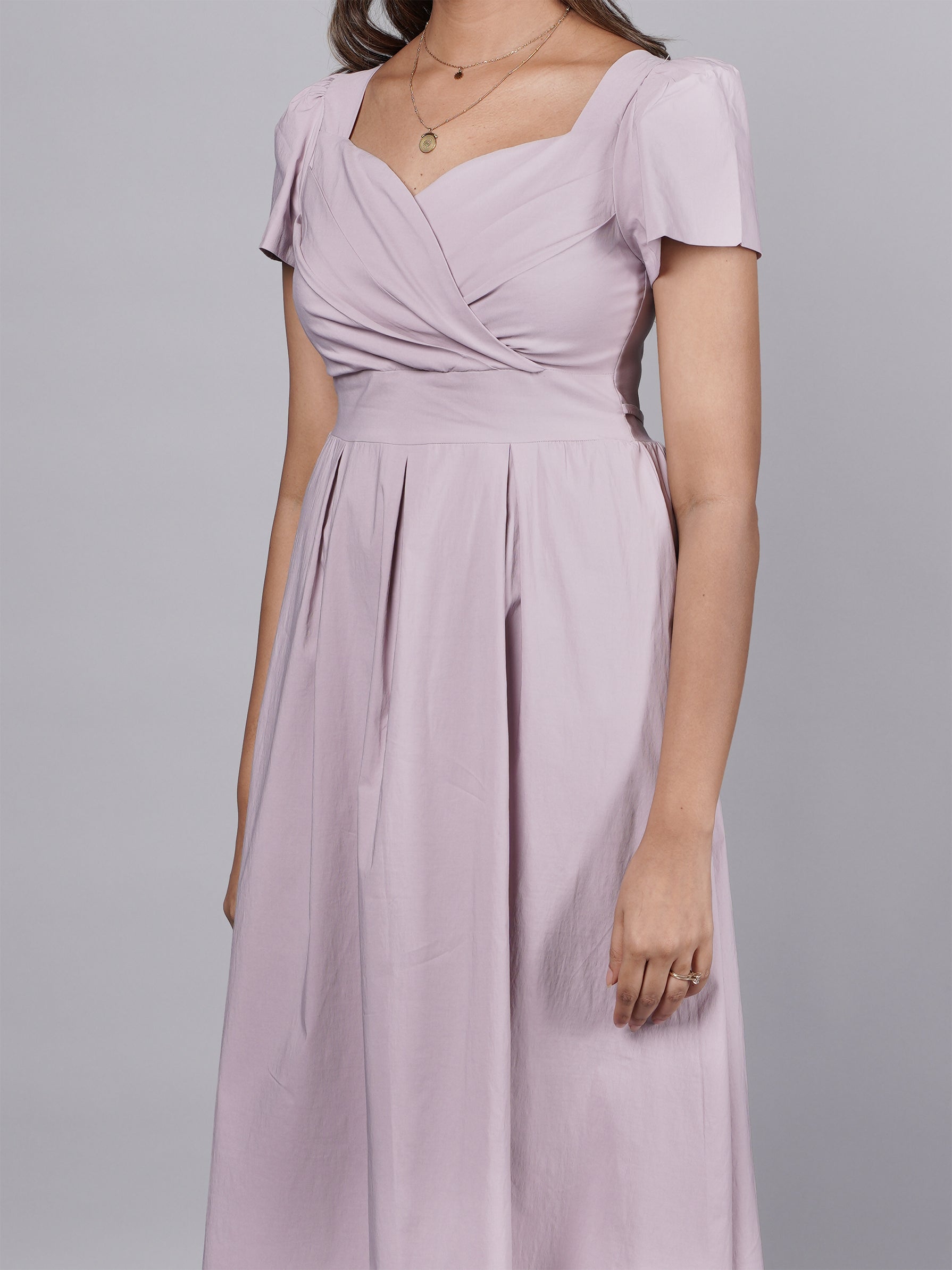 Cotton Lavender Dress