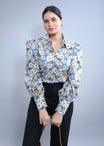 Slim Fit Shirt with Puff Sleeve