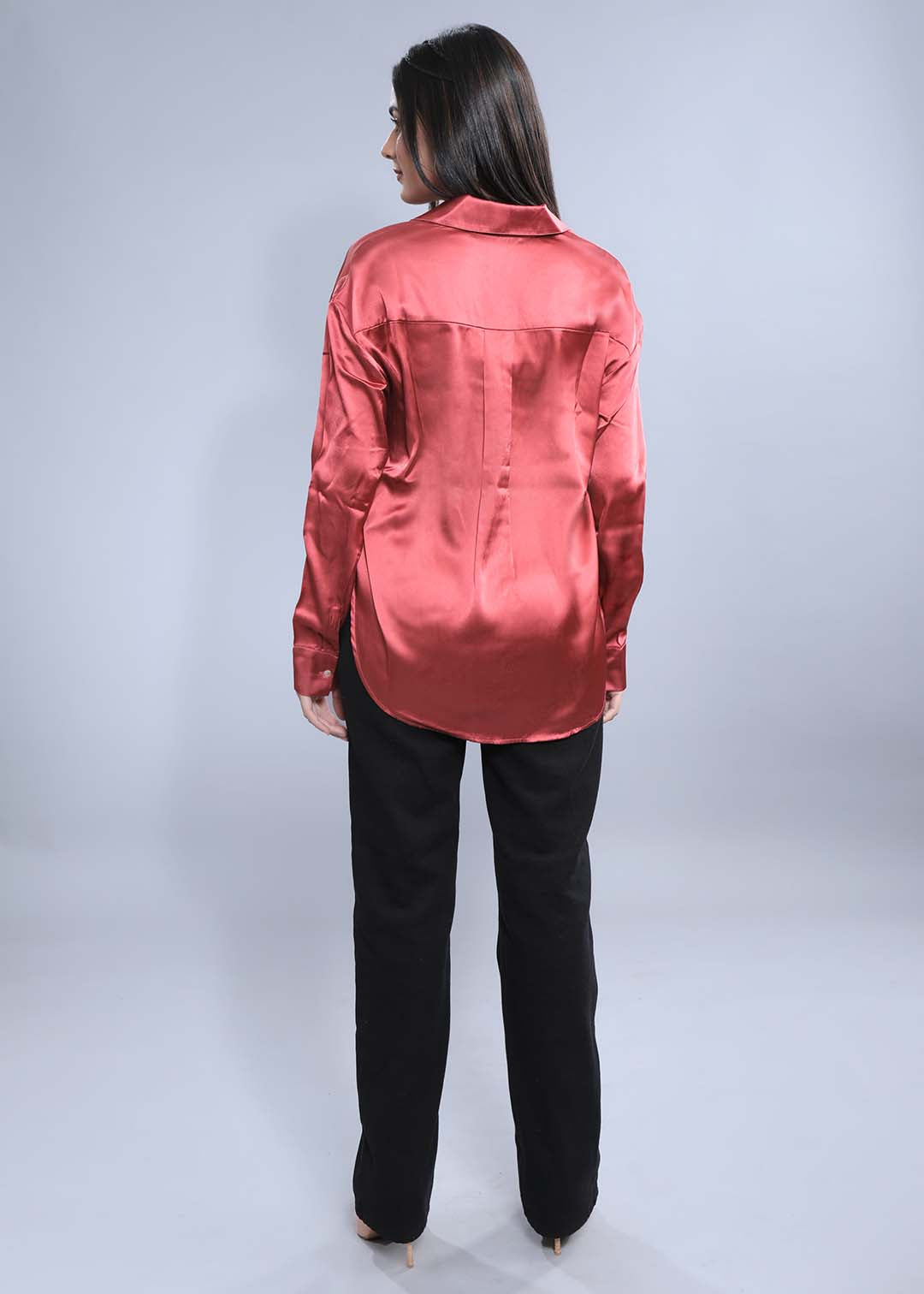 Oversized Satin Shirt FRENCH THEORY