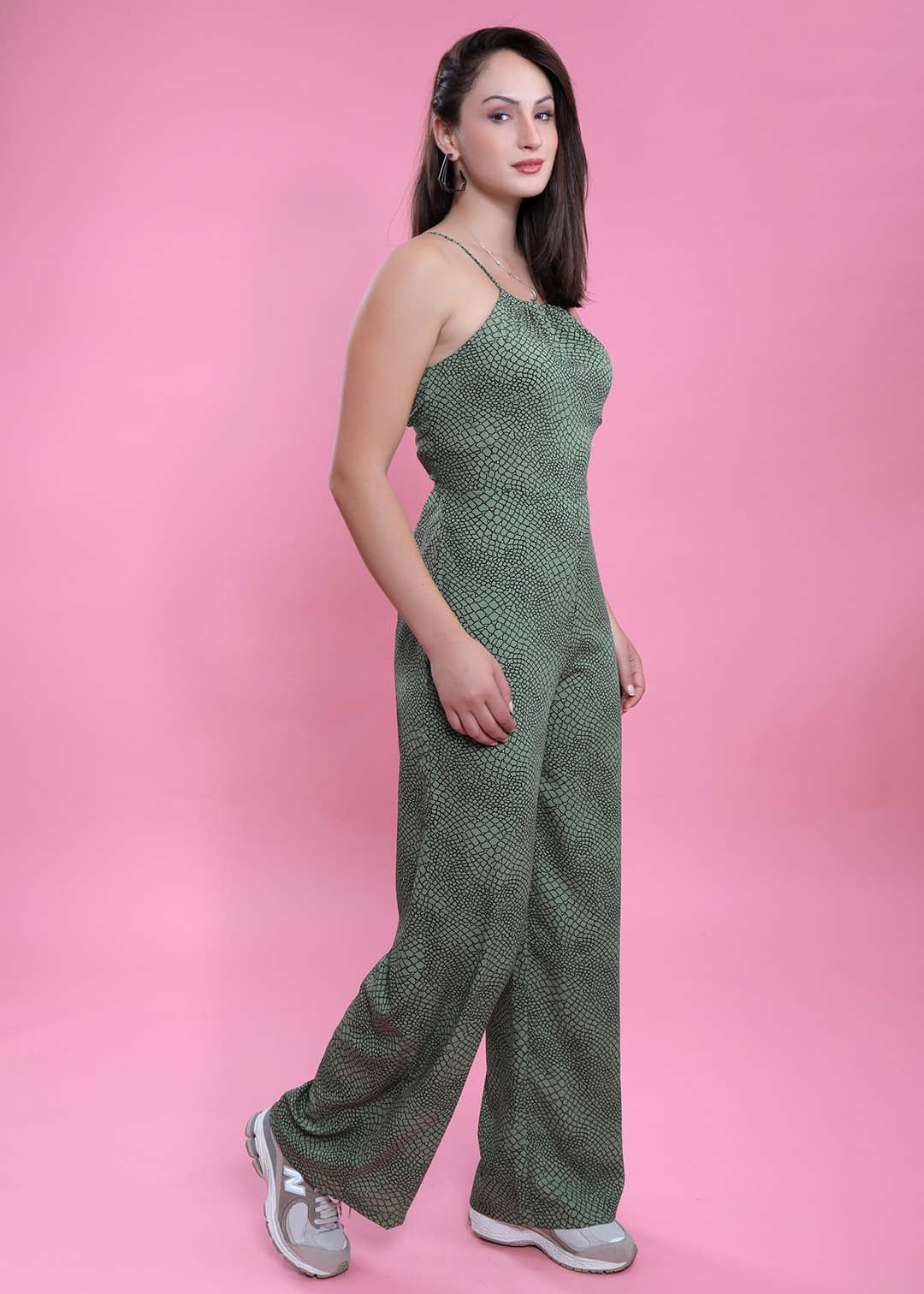 Green Long Jumpsuit FRENCH THEORY