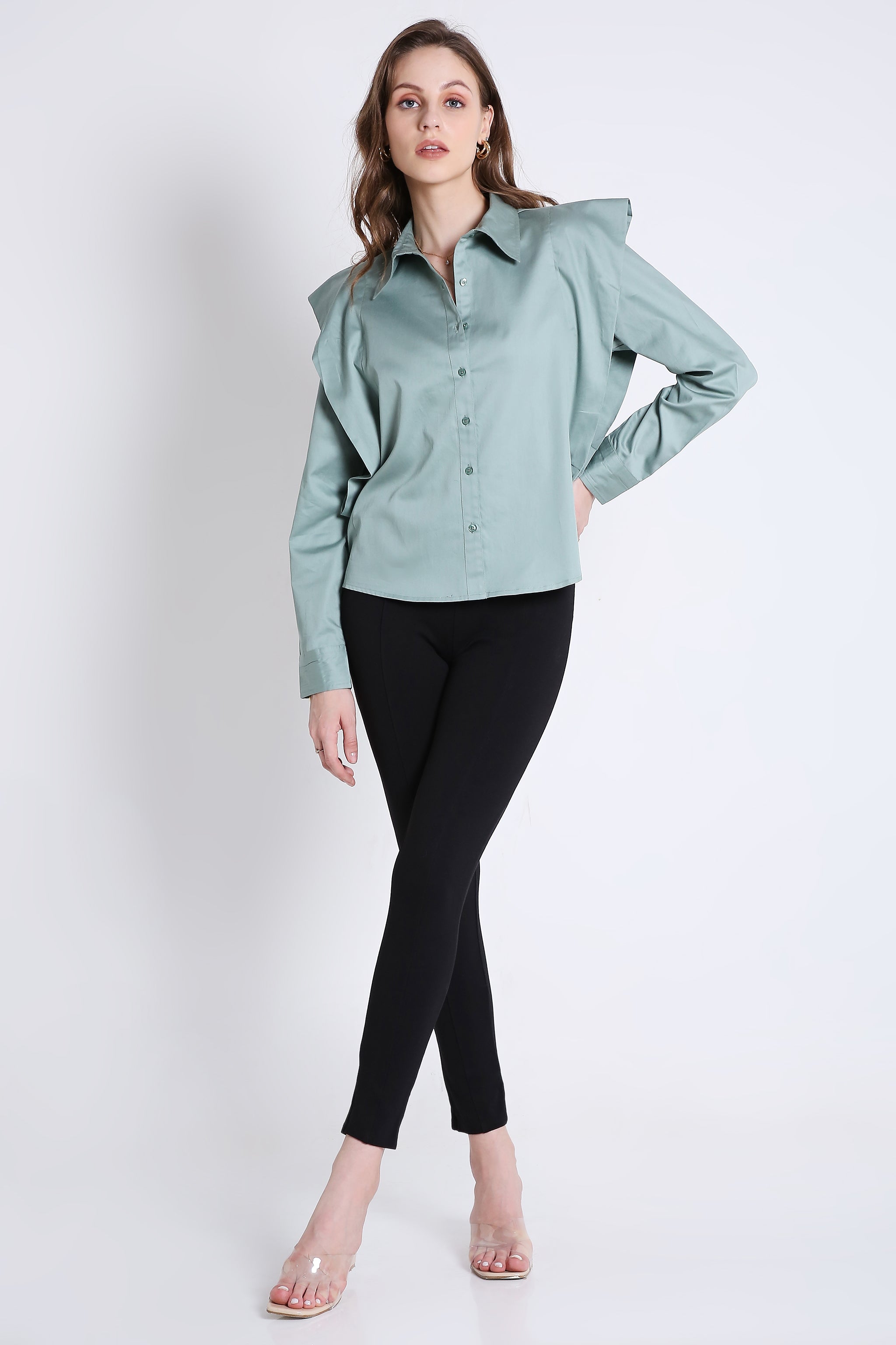 Power Shoulder Shirt FRENCH THEORY